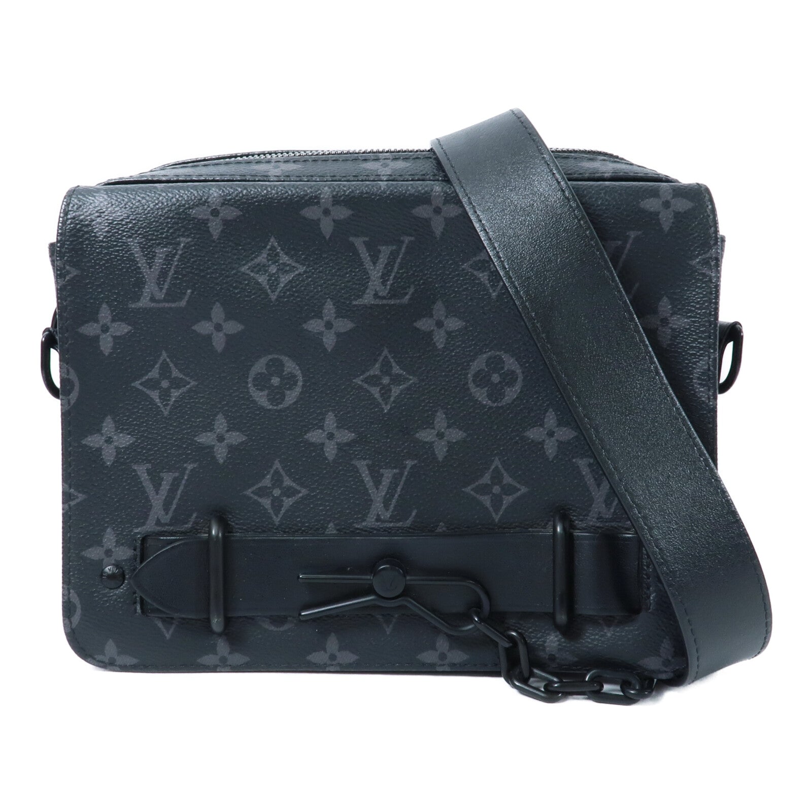 LOUIS VUITTON Steamer M45585 Shoulder Bag Coated Canvas