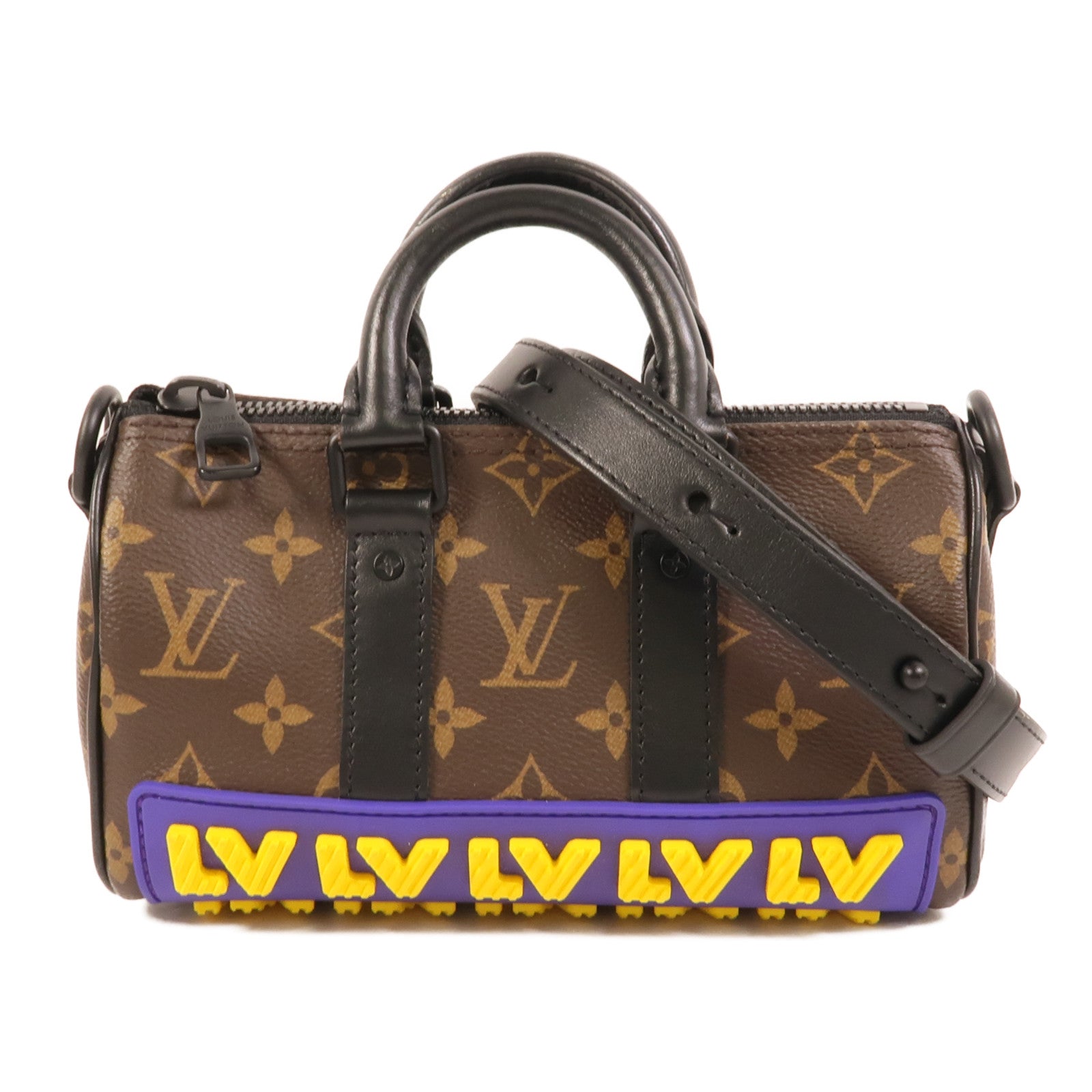 LOUIS VUITTON Keepall M45788 兩用包 塗層帆布