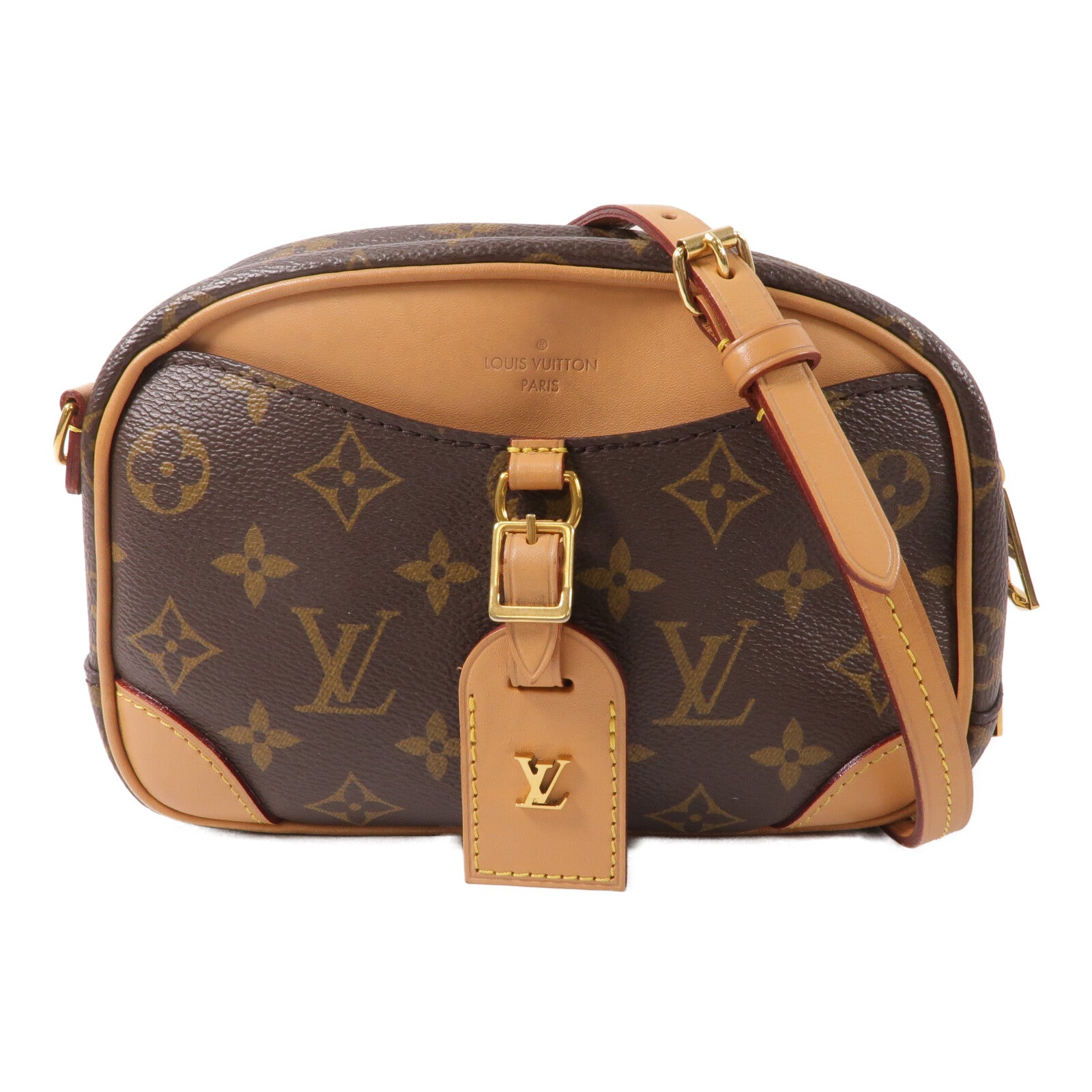 LOUIS VUITTON Deauville M45528 Shoulder Bag Coated Canvas