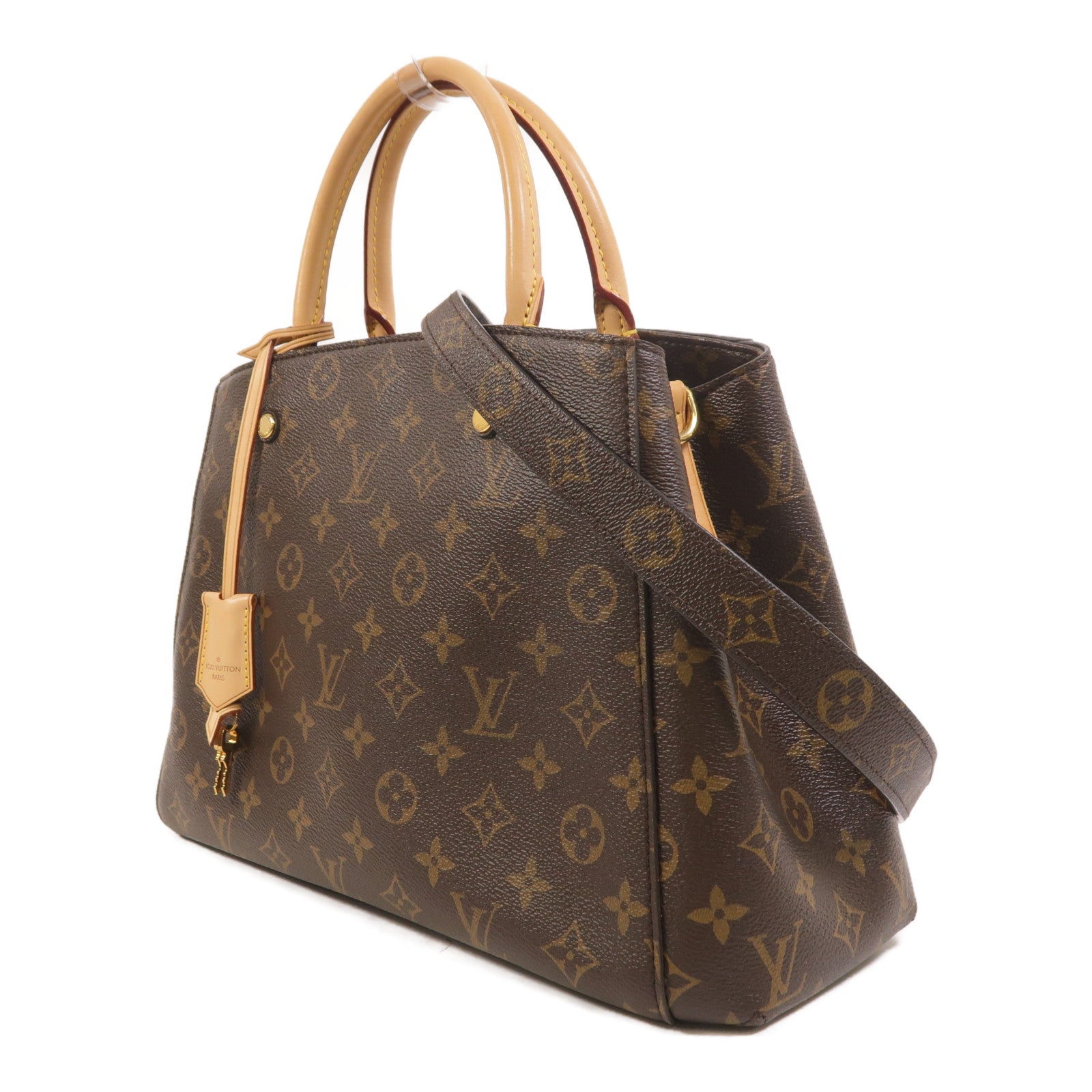 LOUIS VUITTON Montaigne M41056 2-Way Bag Coated Canvas 3