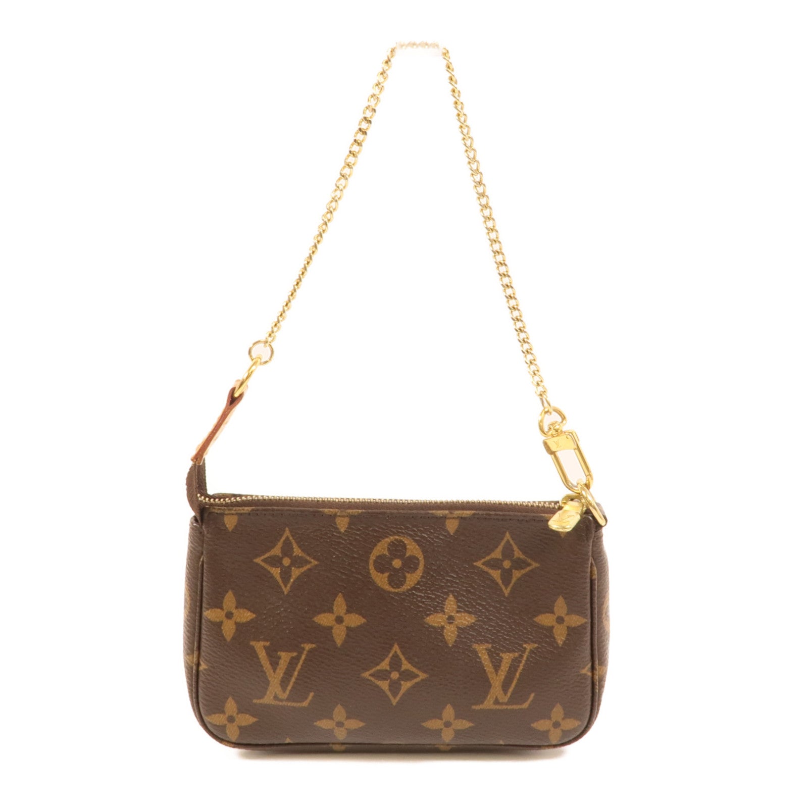 LOUIS VUITTON Pochette Accessoires M58009 Bag Coated Canvas