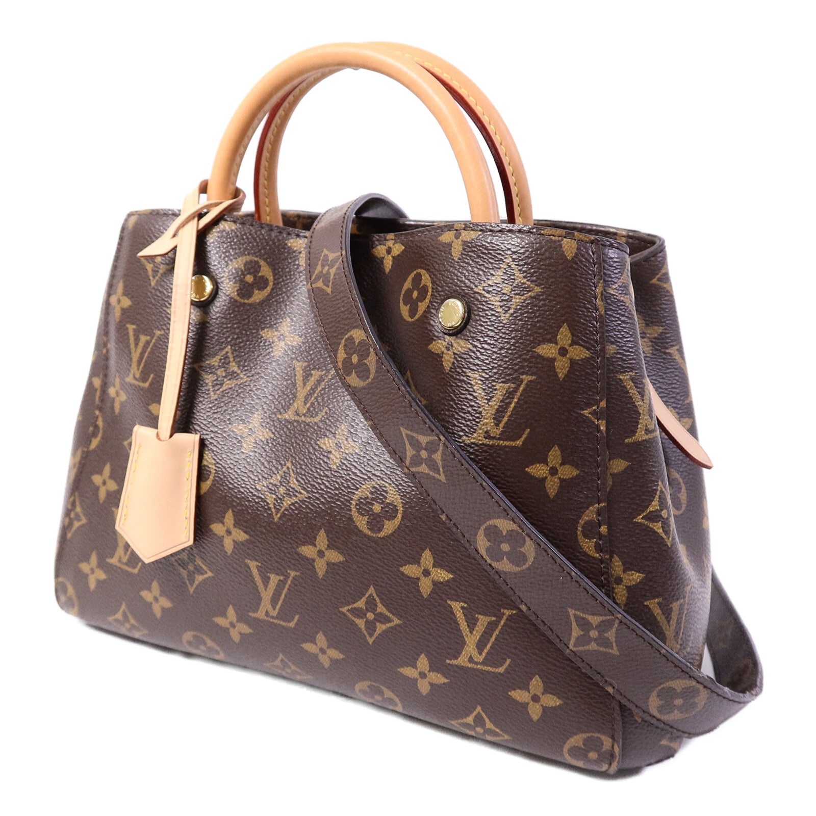 LOUIS VUITTON Montaigne M41055 2-Way Bag Coated Canvas 3