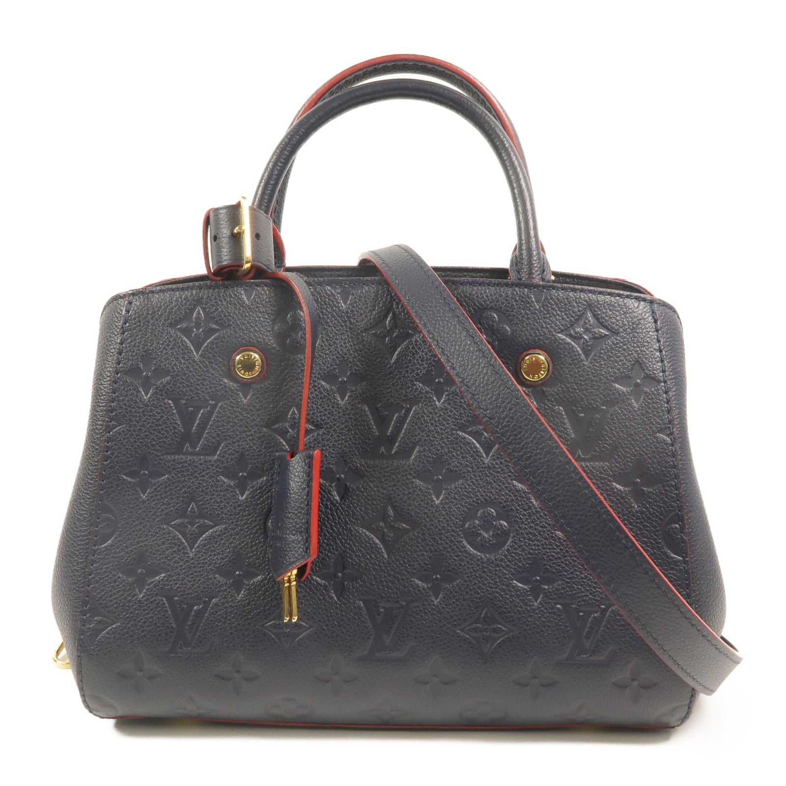 LOUIS VUITTON Montaigne M42747 2-Way Bag Calfskin