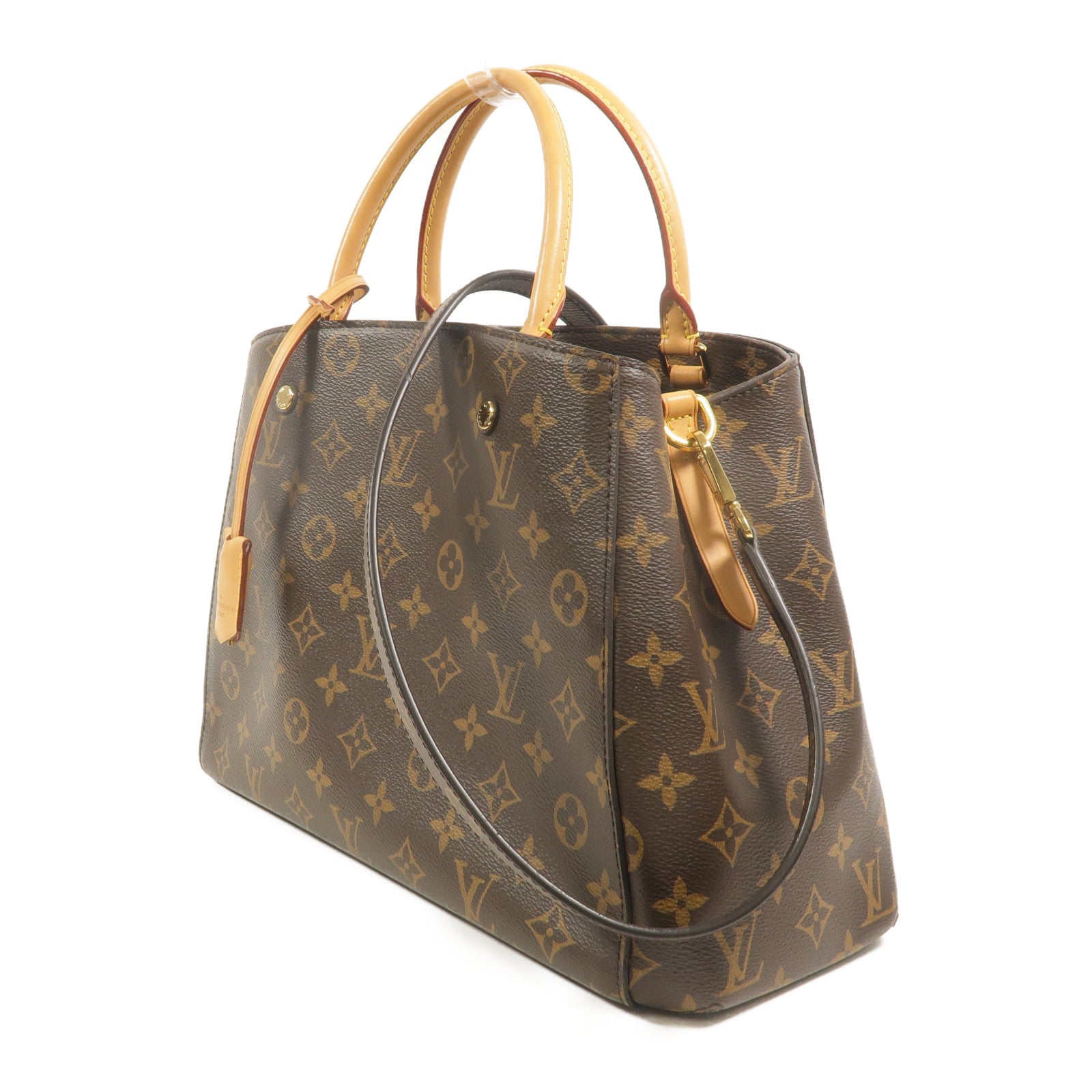LOUIS VUITTON Montaigne M41056 2-Way Bag Coated Canvas 3
