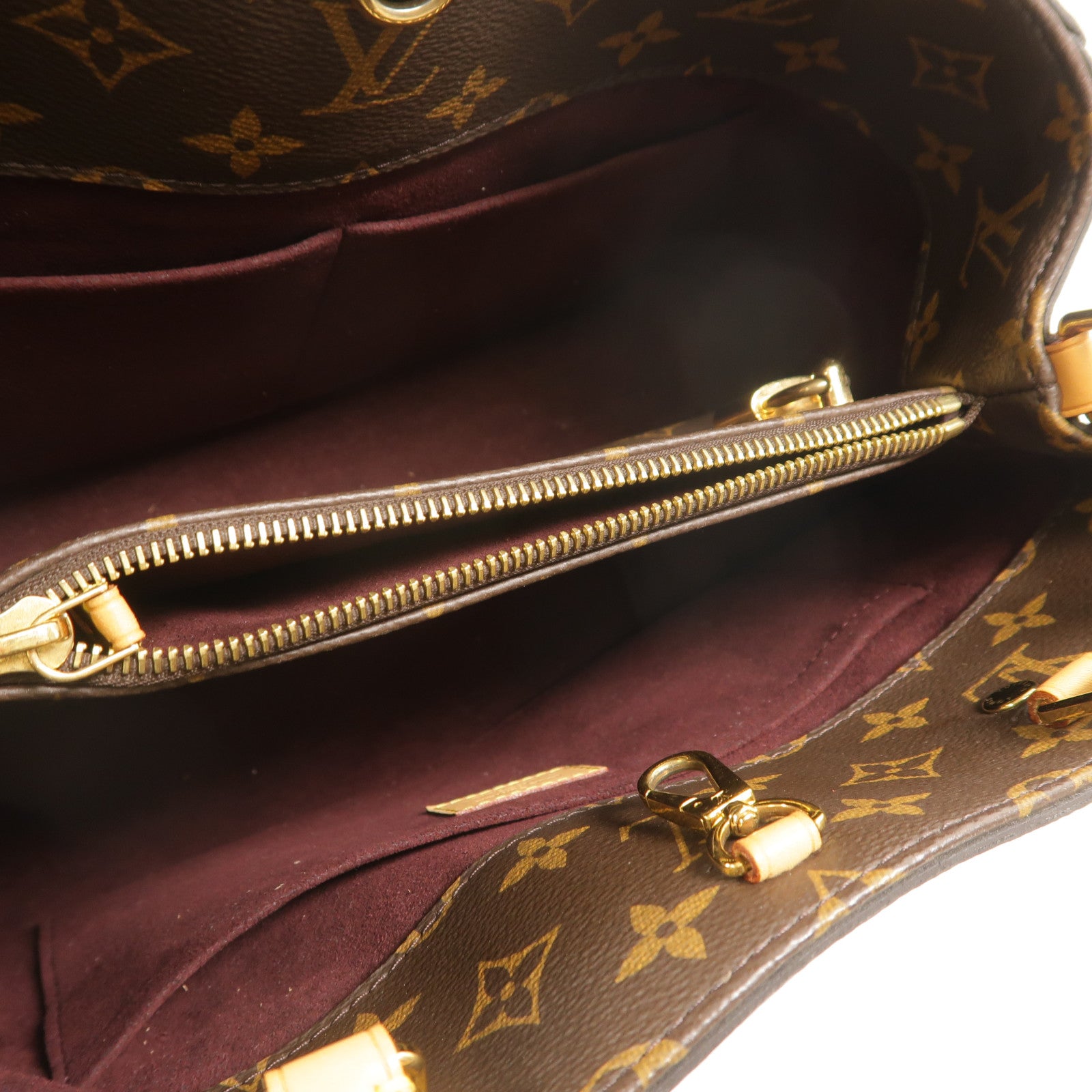 LOUIS VUITTON Montaigne M41056 2-Way Bag Coated Canvas 5