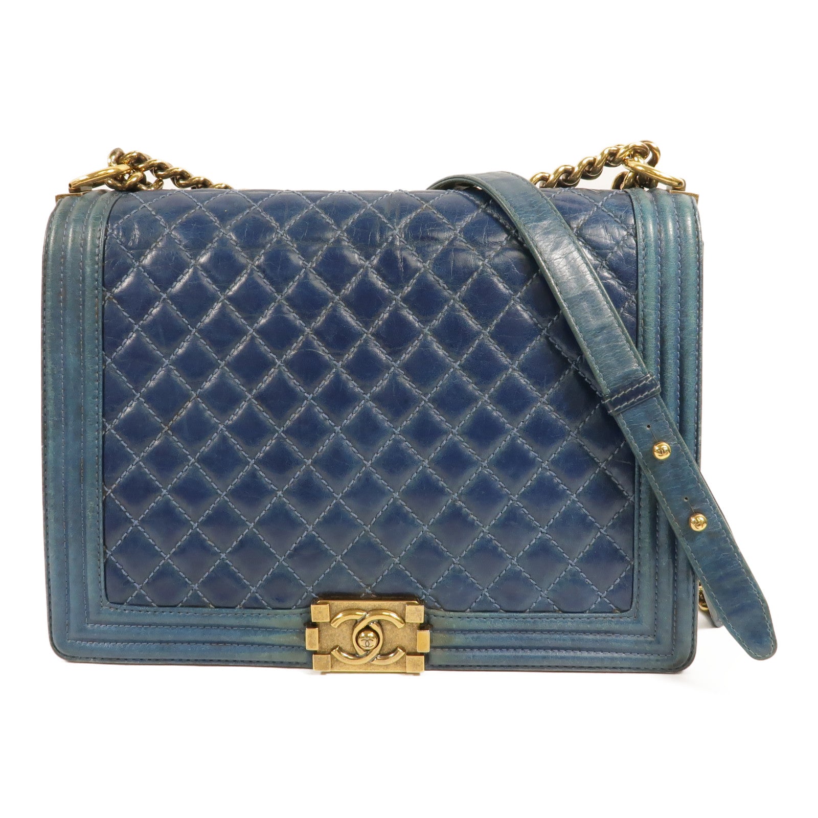 LOUIS VUITTON 肩背包 牛皮