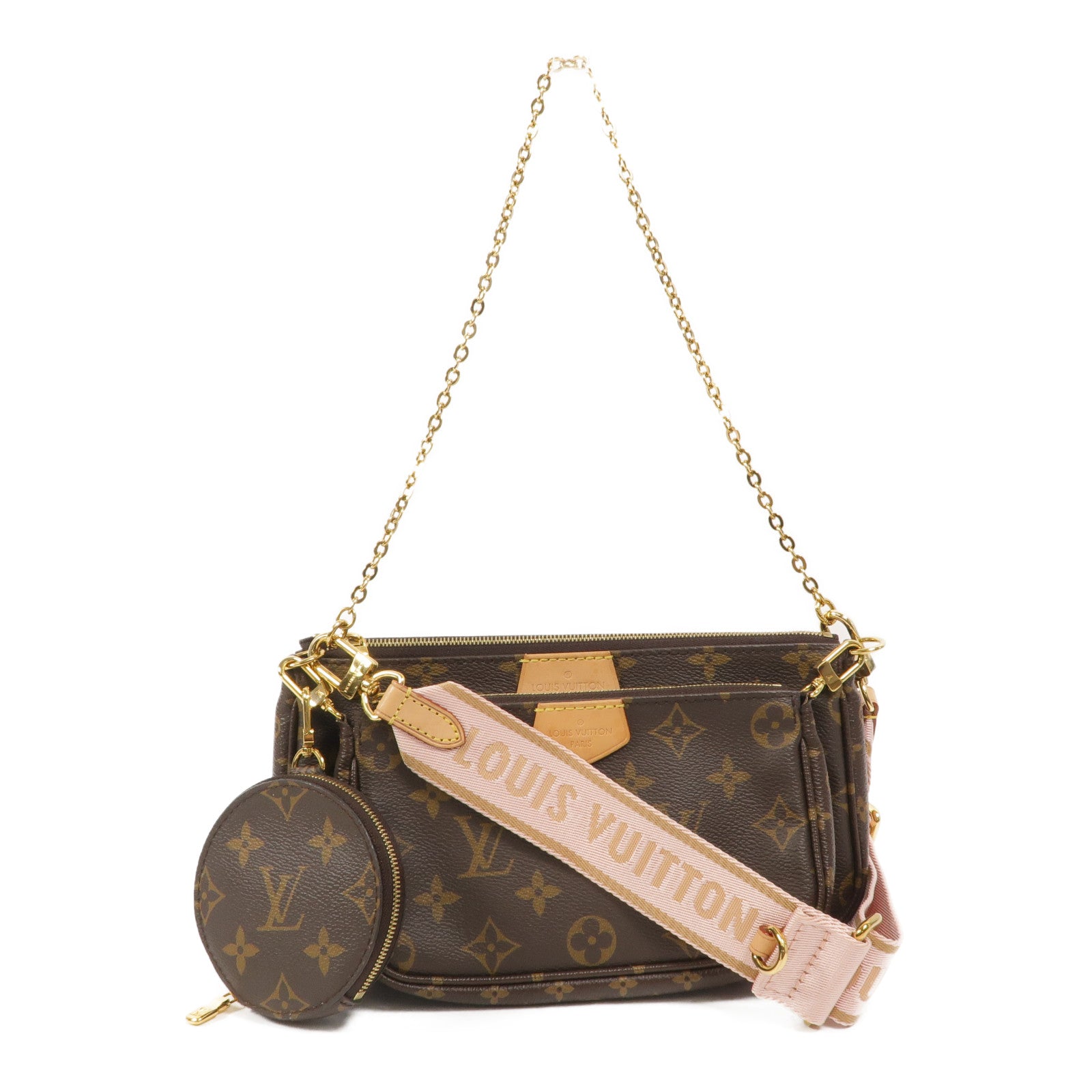 LOUIS VUITTON Multi Pochette M44840 2-Way Bag Coated Canvas