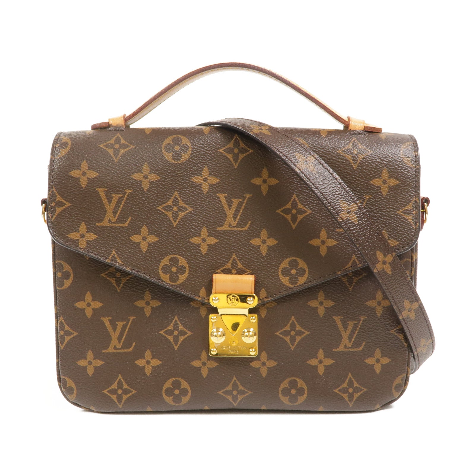 LOUIS VUITTON Pochette Metis M40780 2-Way Bag Coated Canvas