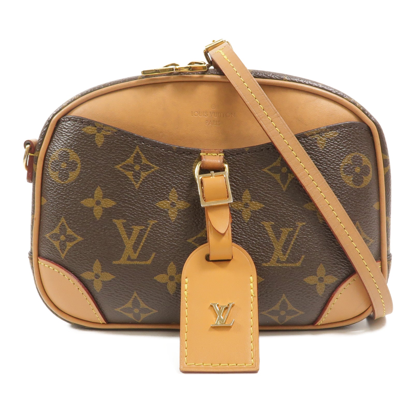 LOUIS VUITTON Deauville M45528 Shoulder Bag Coated Canvas