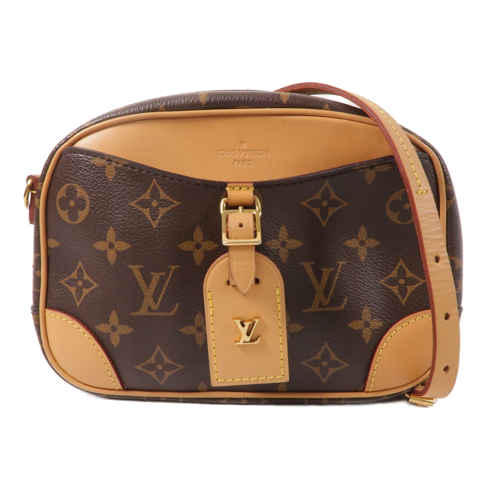 LOUIS VUITTON Deauville M45528 Shoulder Bag Coated Canvas