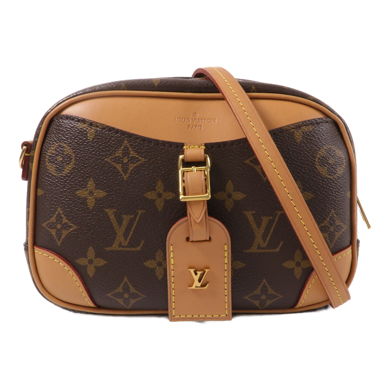 LOUIS VUITTON Deauville M45528 Shoulder Bag Coated Canvas