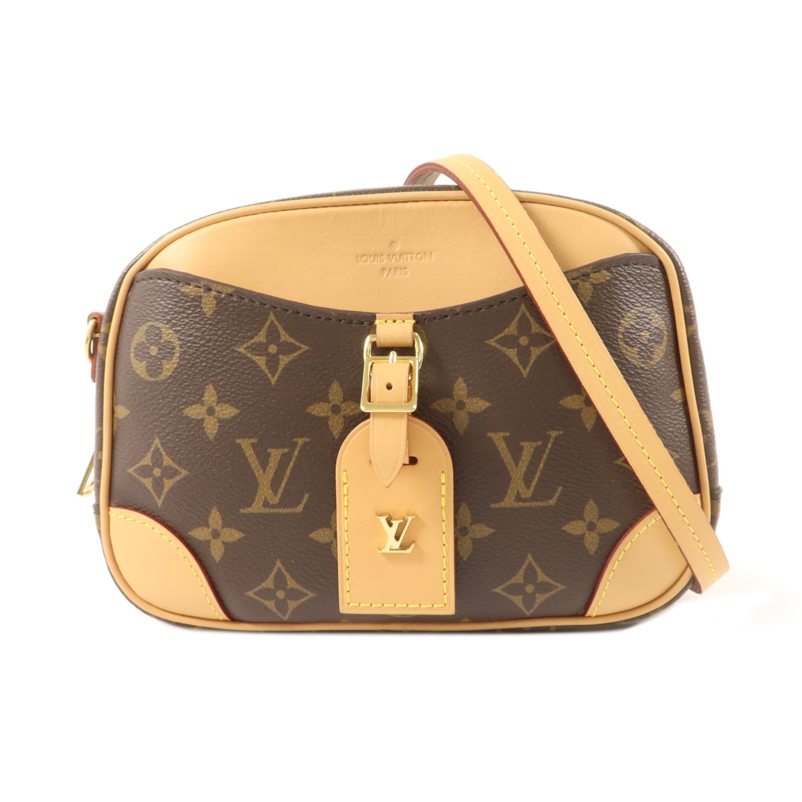 LOUIS VUITTON Deauville M45528 Shoulder Bag Coated Canvas