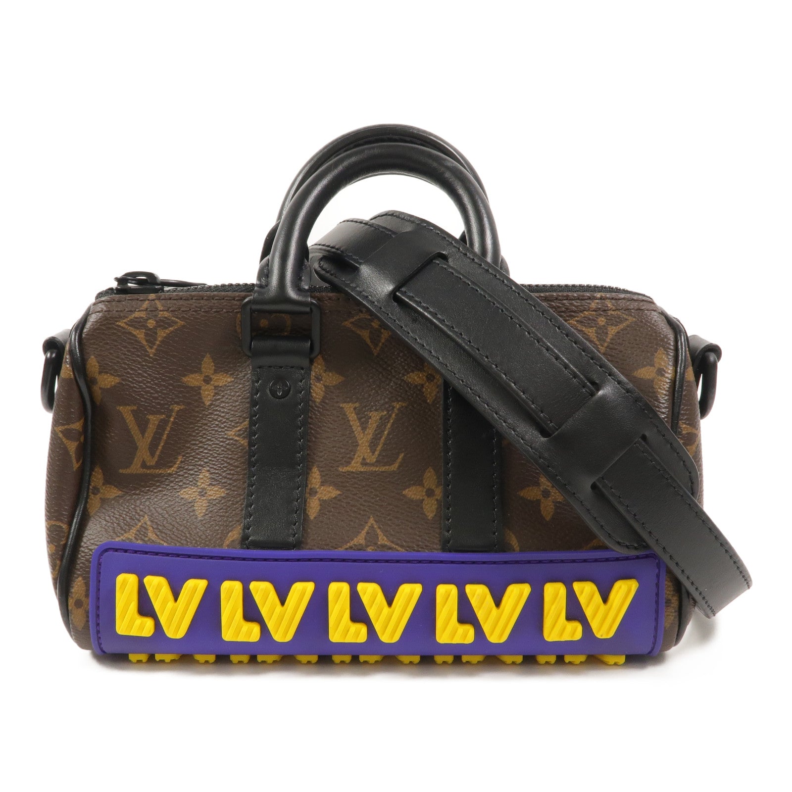 LOUIS VUITTON Keepall M45788 兩用包 塗層帆布