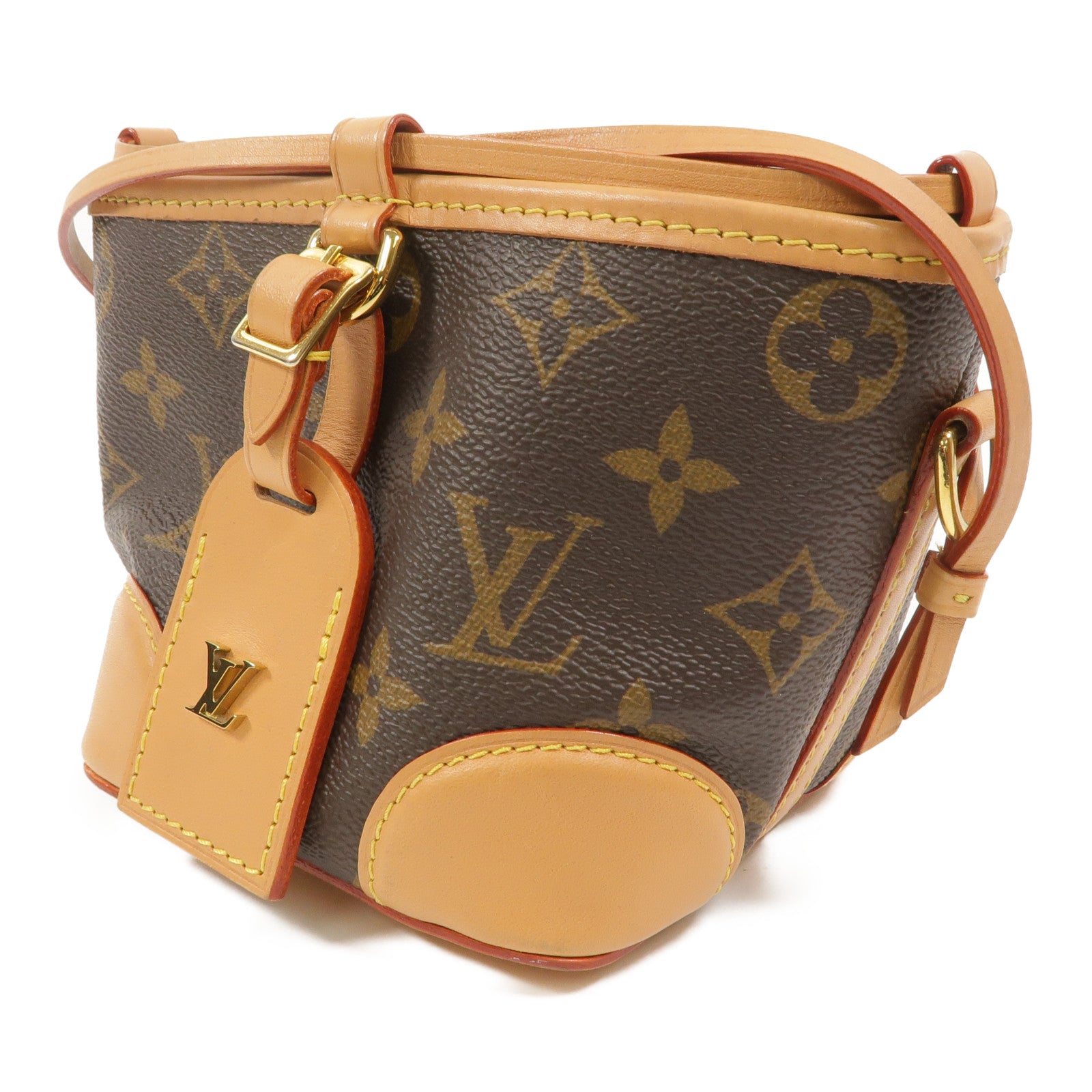 LOUIS VUITTON Noe M57099 Shoulder Bag Coated Canvas 3