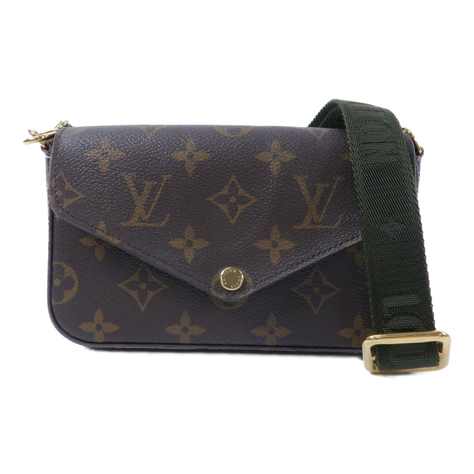 LOUIS VUITTON Felicie M80091 Shoulder Bag Coated Canvas