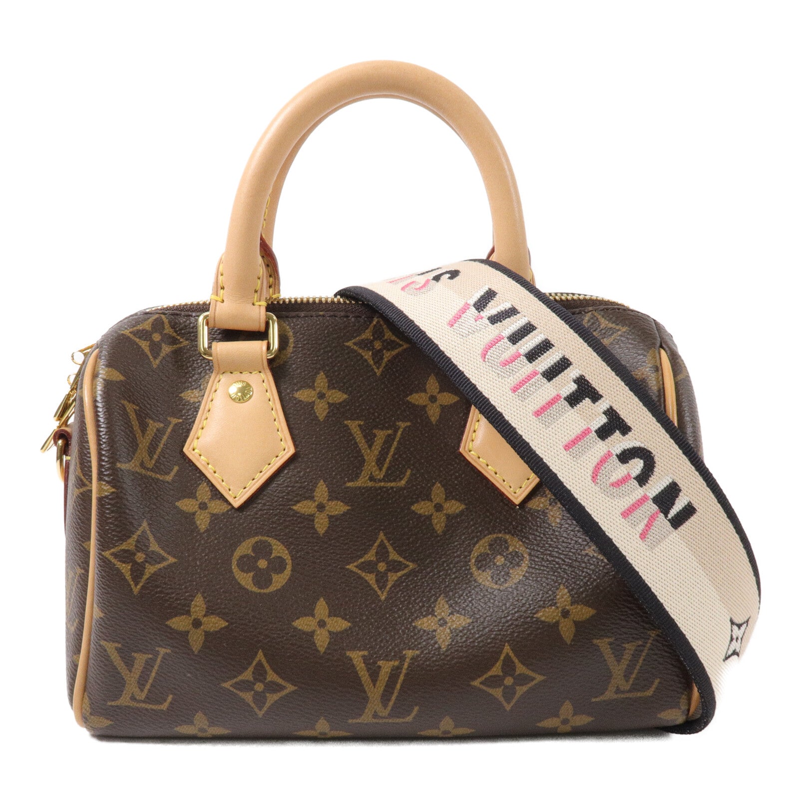 LOUIS VUITTON Speedy Bandouliere M45957 兩用包 塗層帆布