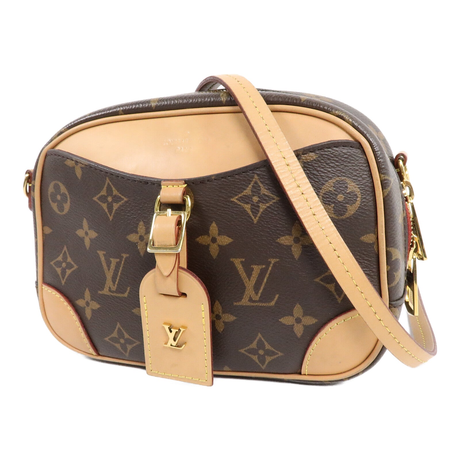 LOUIS VUITTON Deauville M45528 Shoulder Bag Coated Canvas 3