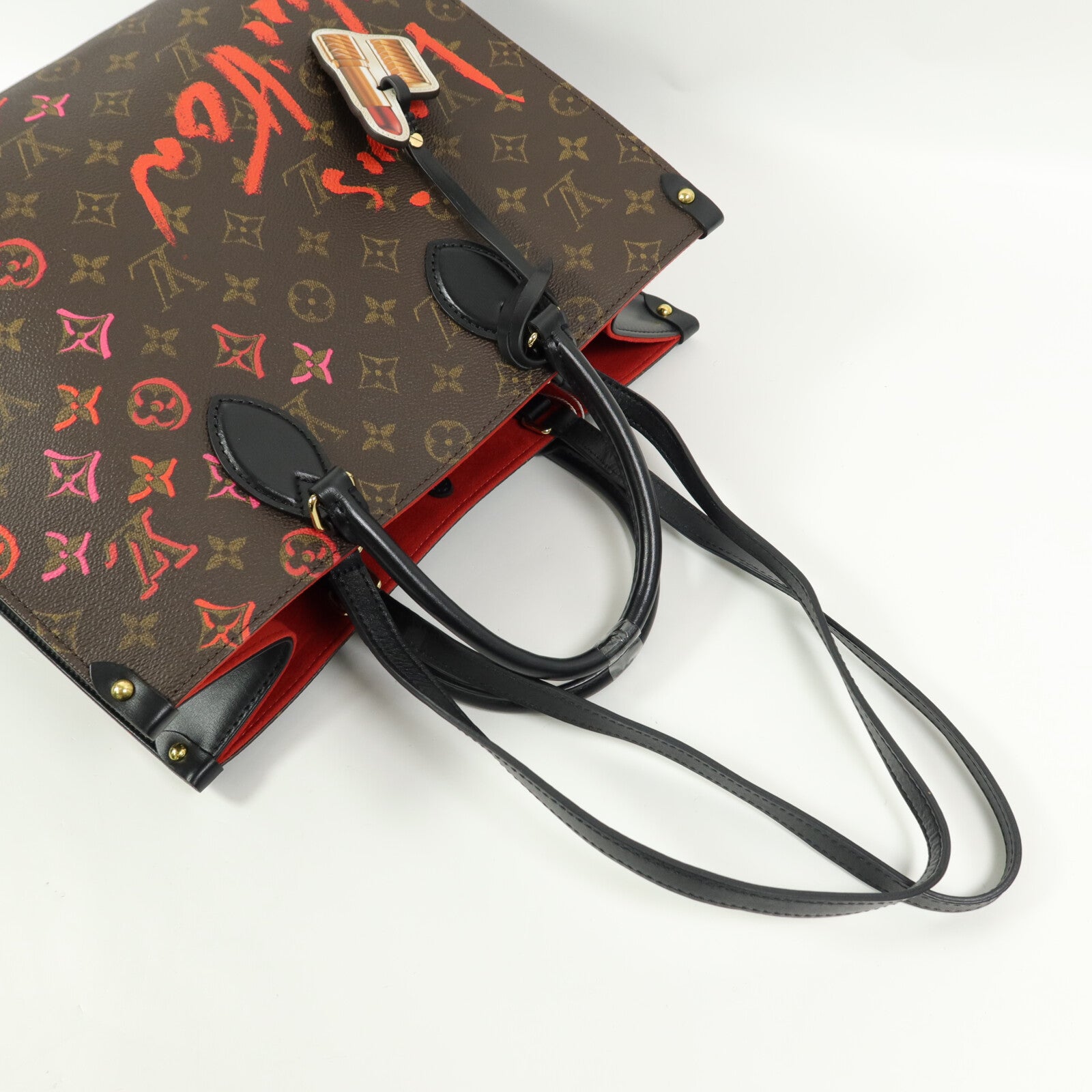 LOUIS VUITTON OnTheGo M45888 2-Way Bag Coated Canvas 12