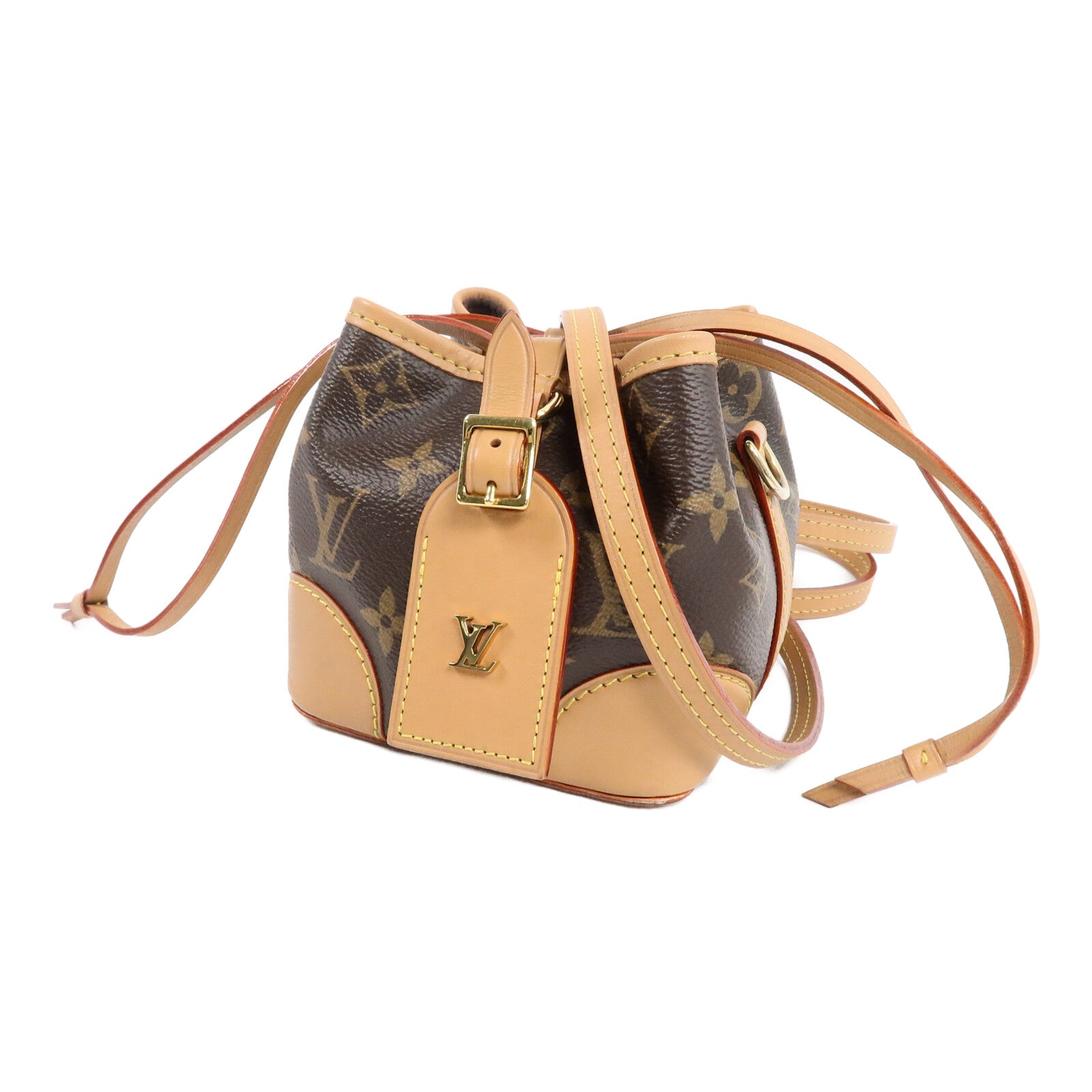 LOUIS VUITTON Noe M57099 Shoulder Bag Coated Canvas 3