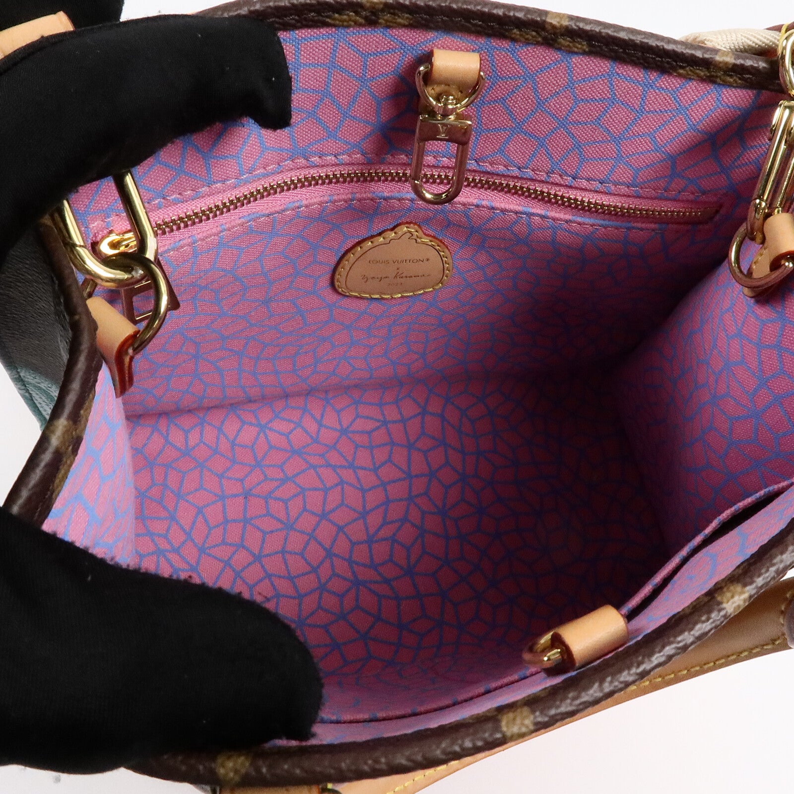 LOUIS VUITTON OnTheGo M46467 兩用包 塗層帆布 5