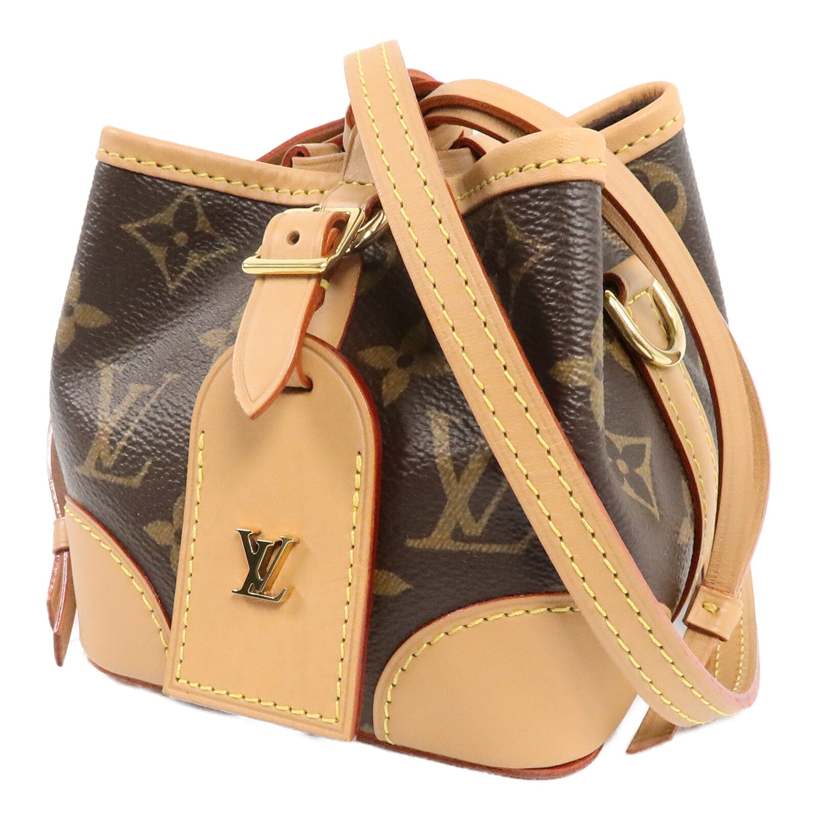 LOUIS VUITTON Noe M57099 Shoulder Bag Coated Canvas 3