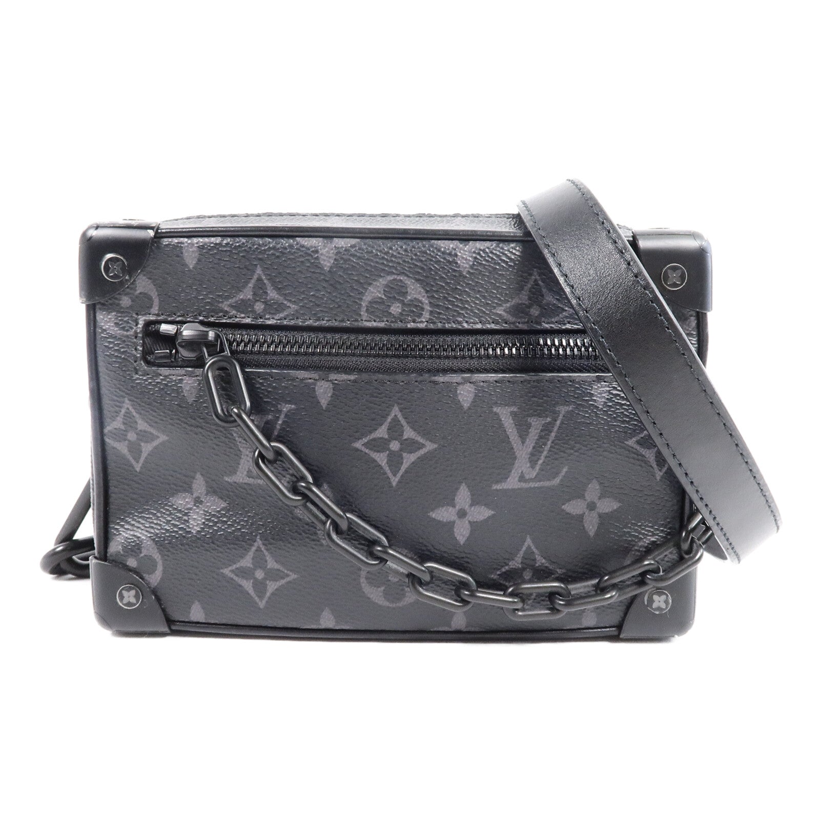 LOUIS VUITTON Soft Trunk M44735 Shoulder Bag Coated Canvas