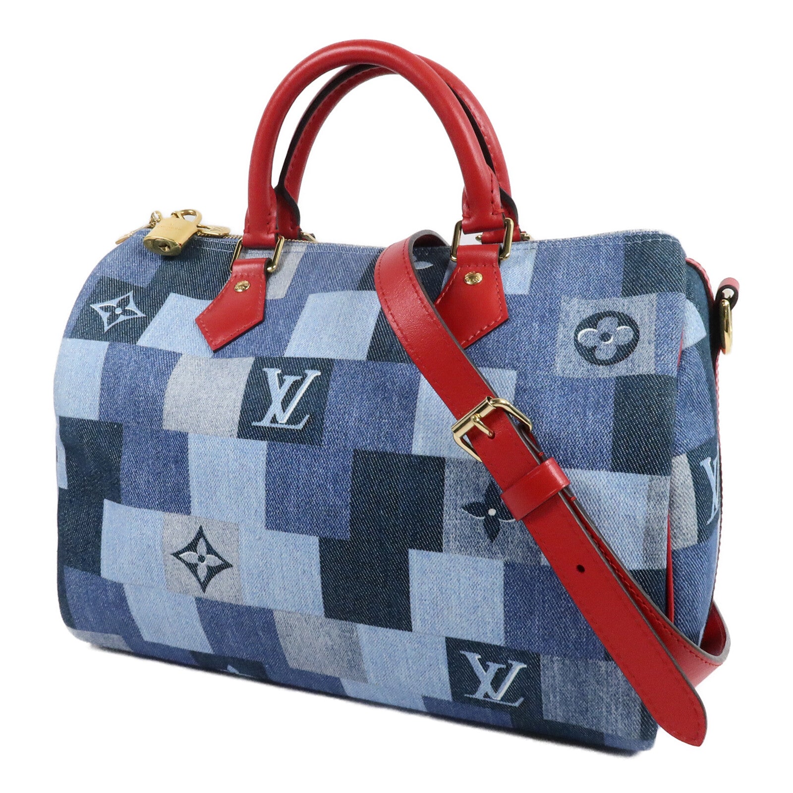 LOUIS VUITTON Speedy Bandouliere M45041 兩用包 皮革 3