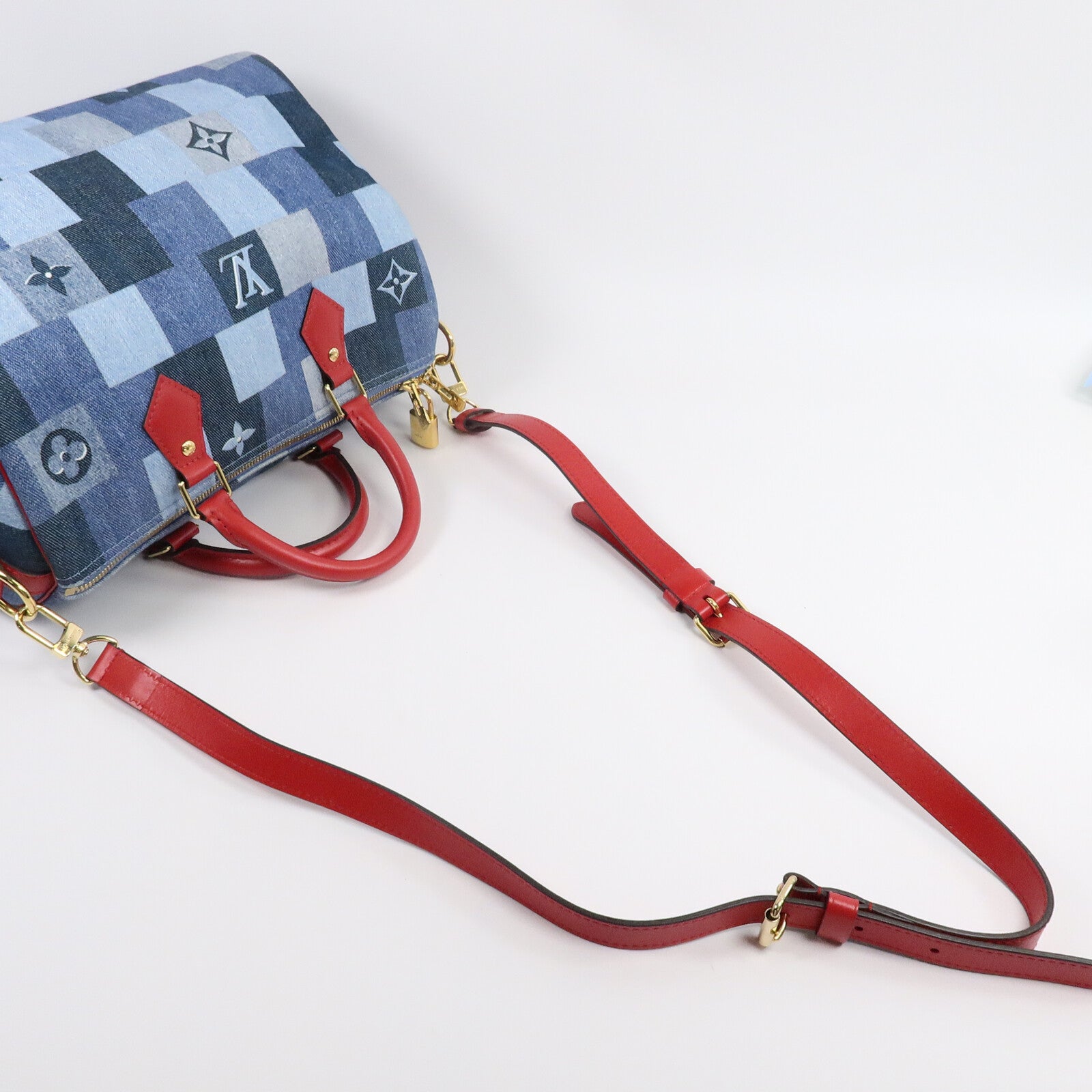 LOUIS VUITTON Speedy Bandouliere M45041 2-Way Bag Leather 9