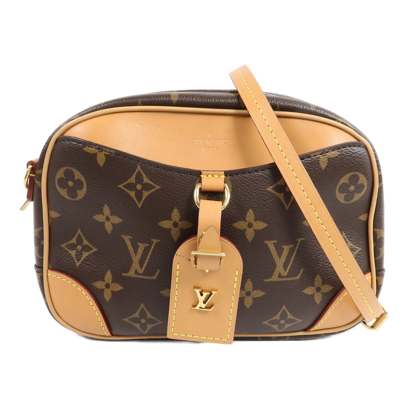 LOUIS VUITTON Deauville M45528 Shoulder Bag Coated Canvas