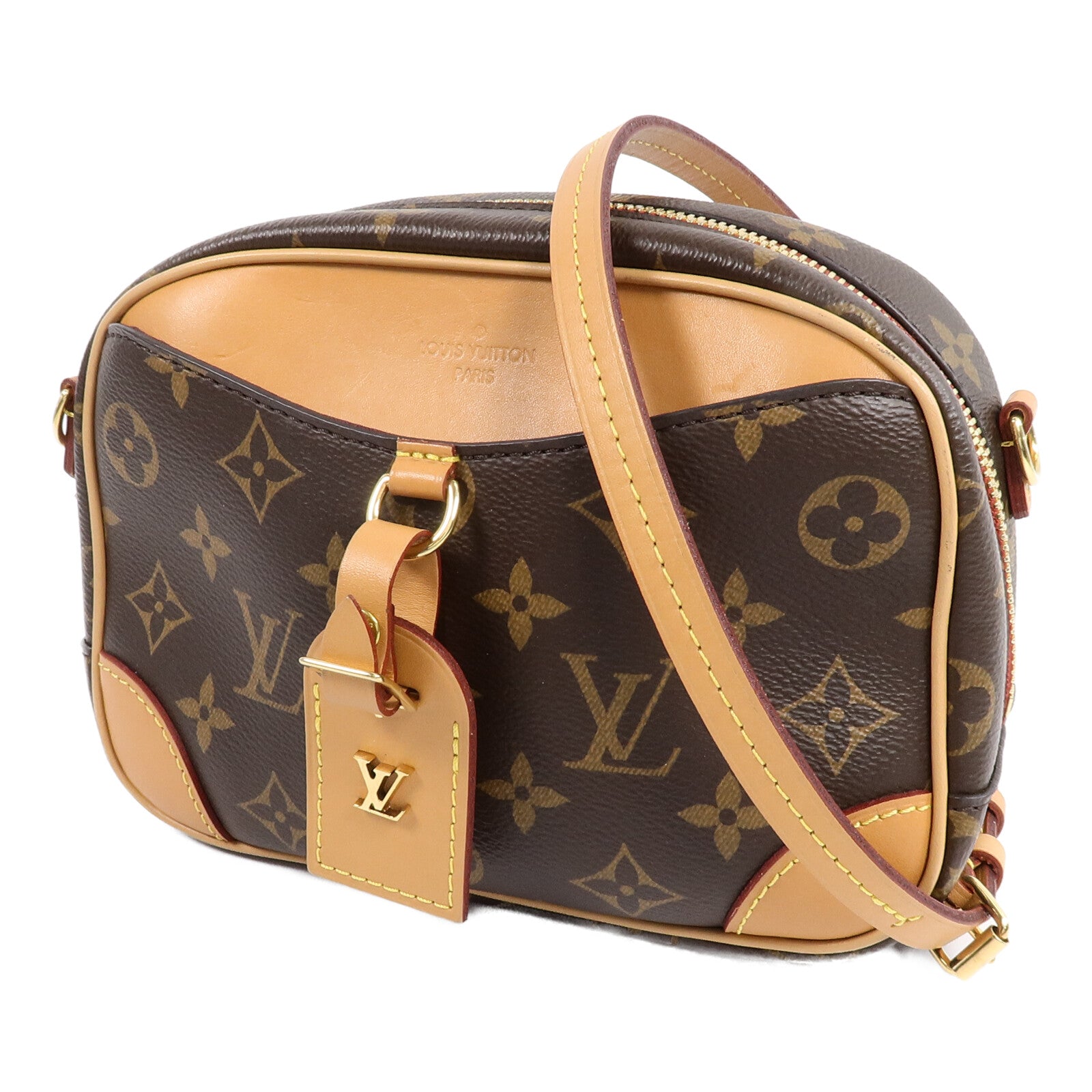 LOUIS VUITTON Deauville M45528 Shoulder Bag Coated Canvas 3