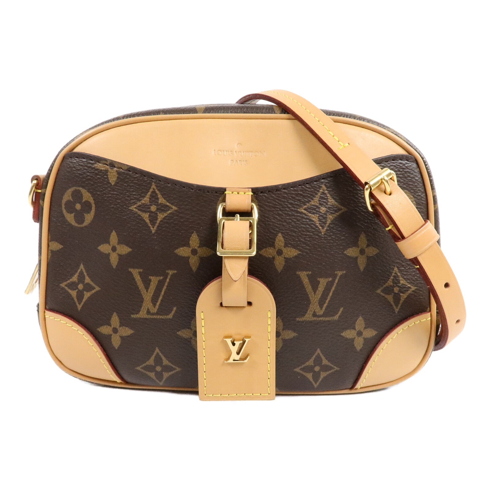 LOUIS VUITTON Deauville M45528 Shoulder Bag Coated Canvas