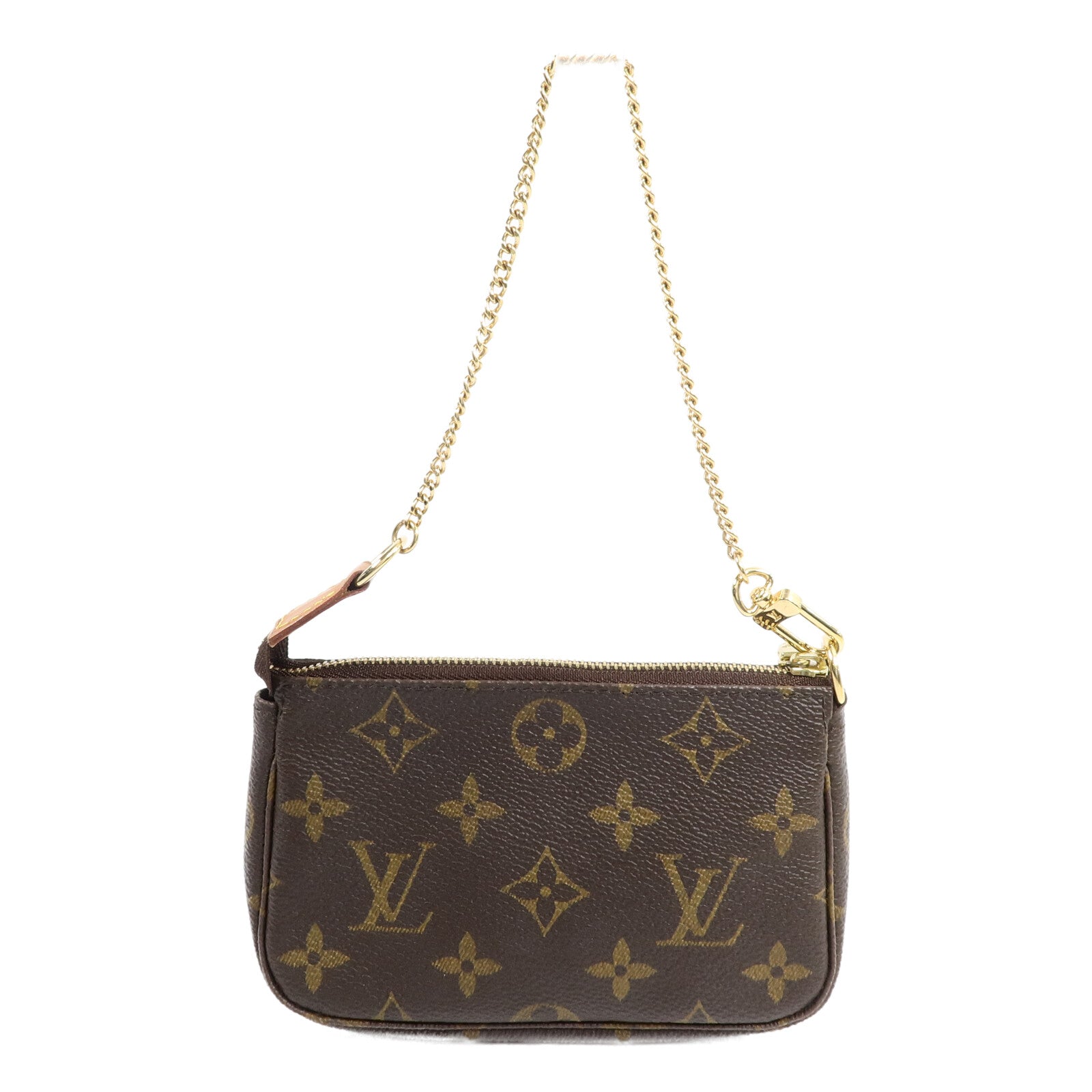 LOUIS VUITTON Pochette Accessoires M58009 Bag Coated Canvas
