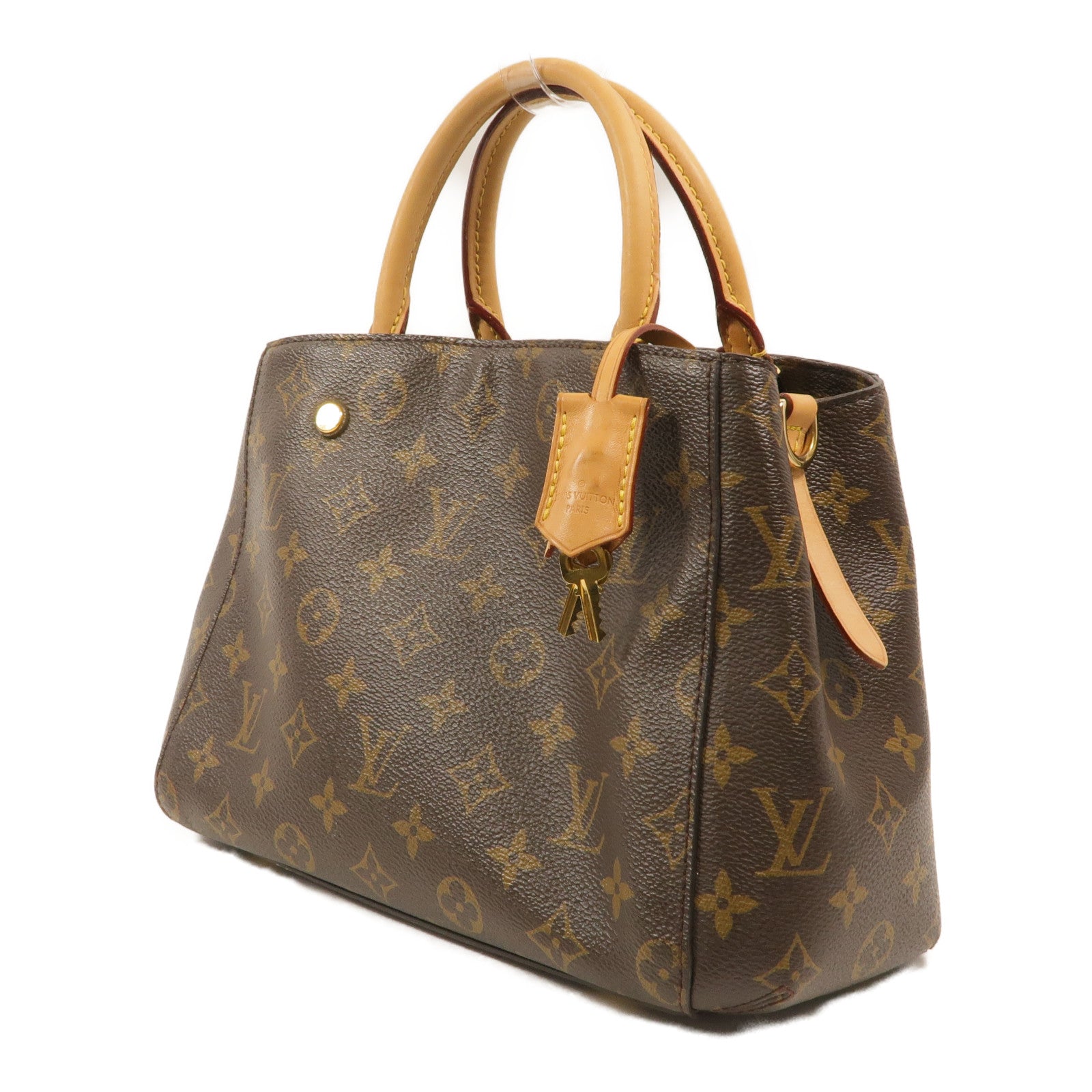 LOUIS VUITTON Montaigne M41055 2-Way Bag Coated Canvas 3