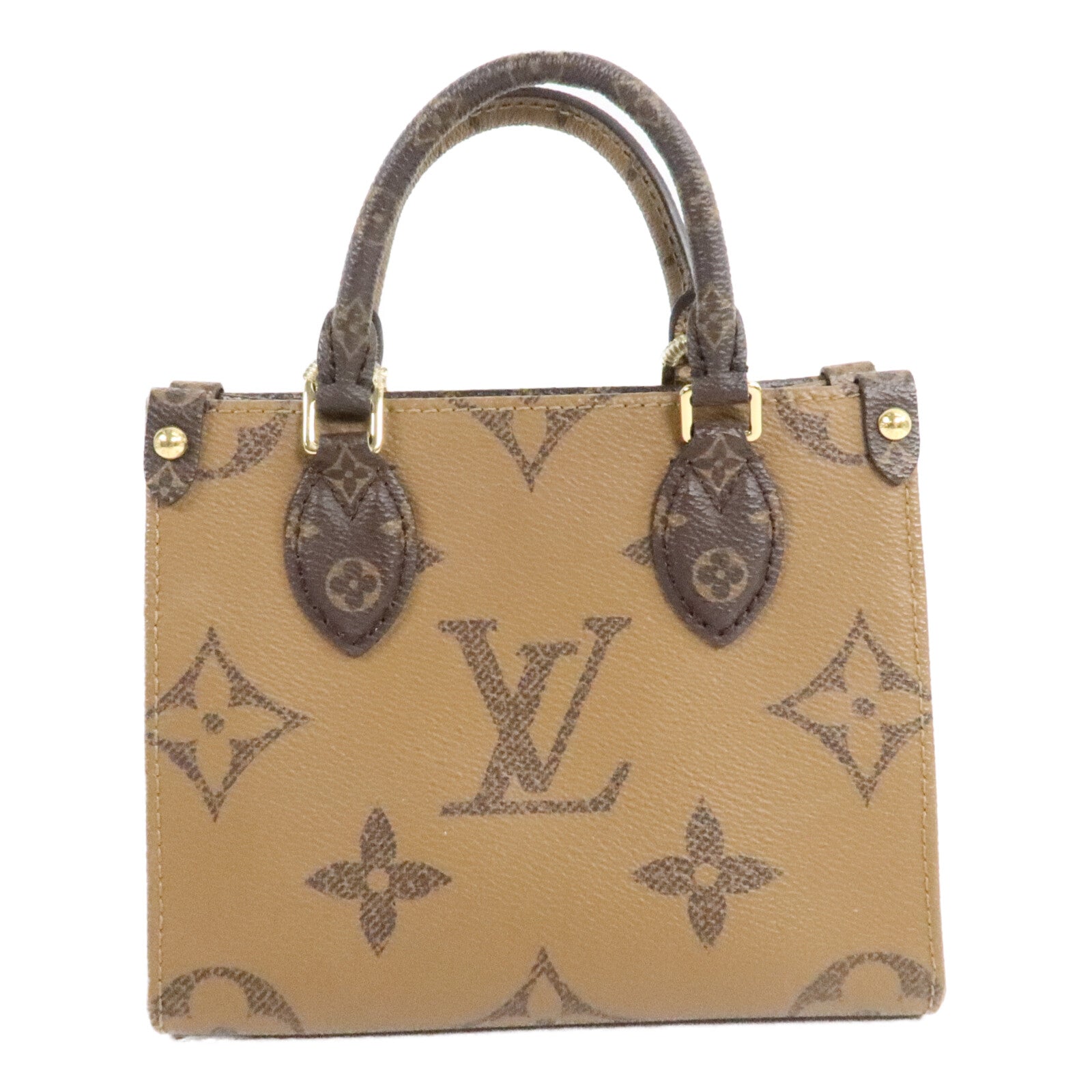 LOUIS VUITTON OnTheGo M46839 2-Way Bag Coated Canvas 2