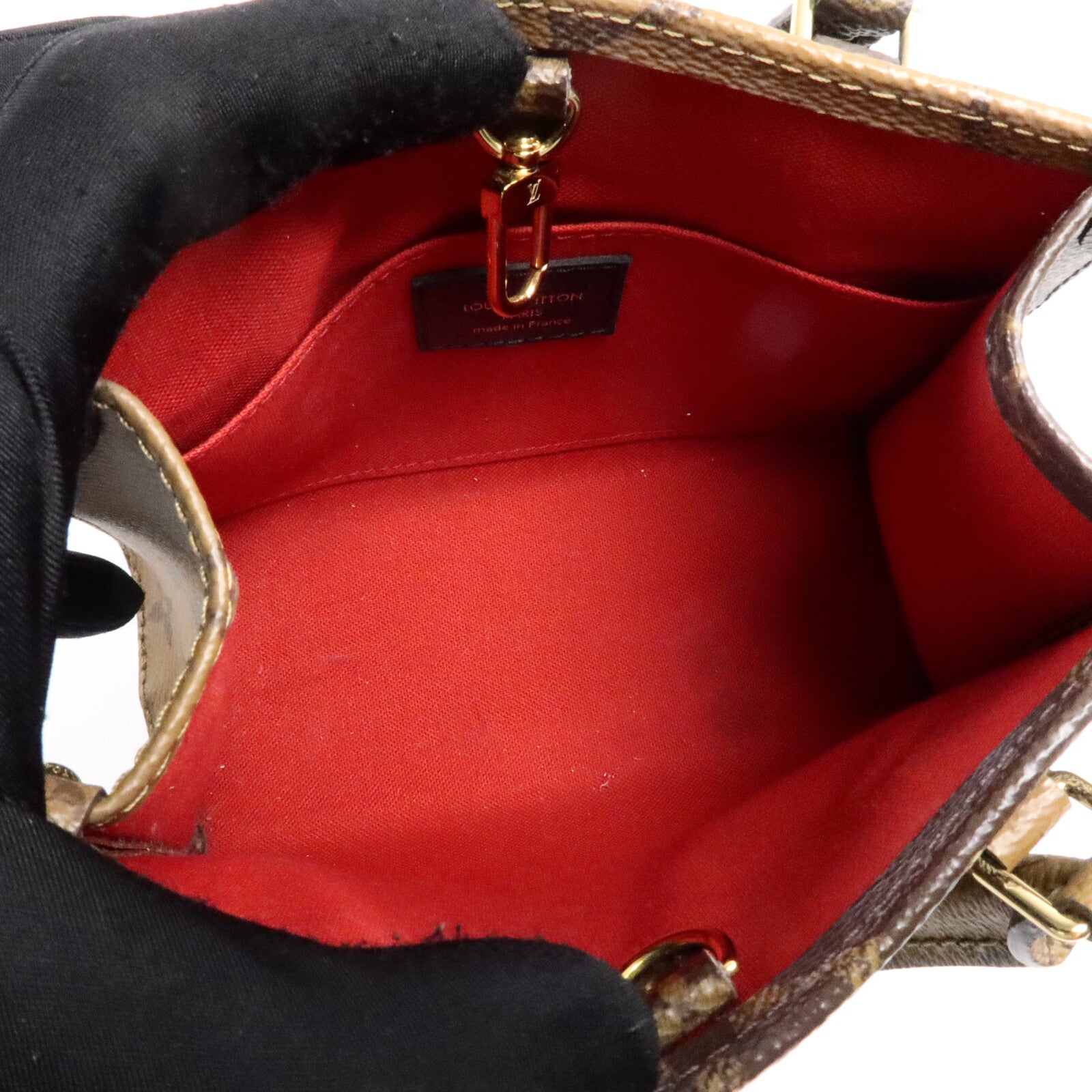 LOUIS VUITTON OnTheGo M46839 2-Way Bag Coated Canvas 5
