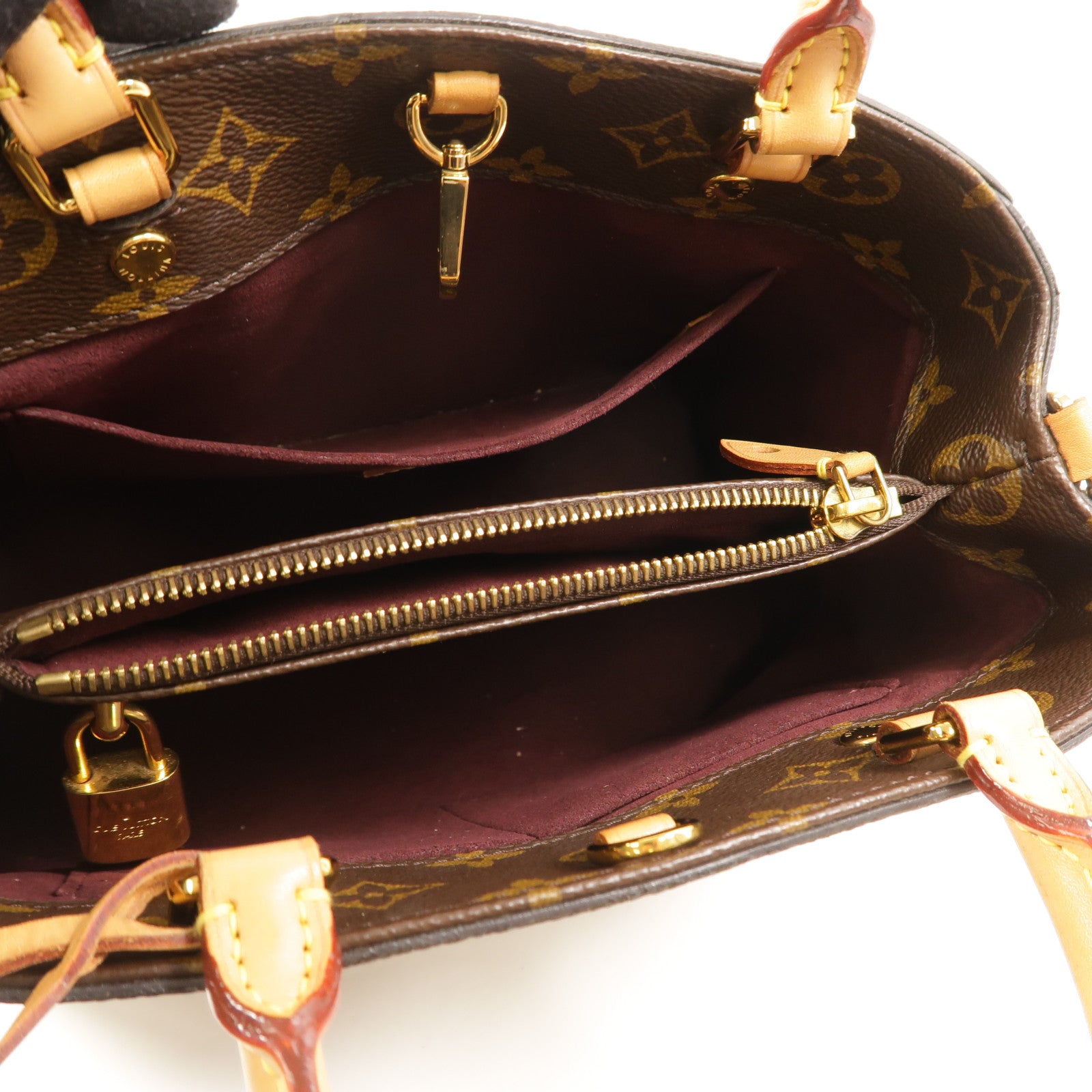 LOUIS VUITTON Montaigne M41055 2-Way Bag Coated Canvas 5
