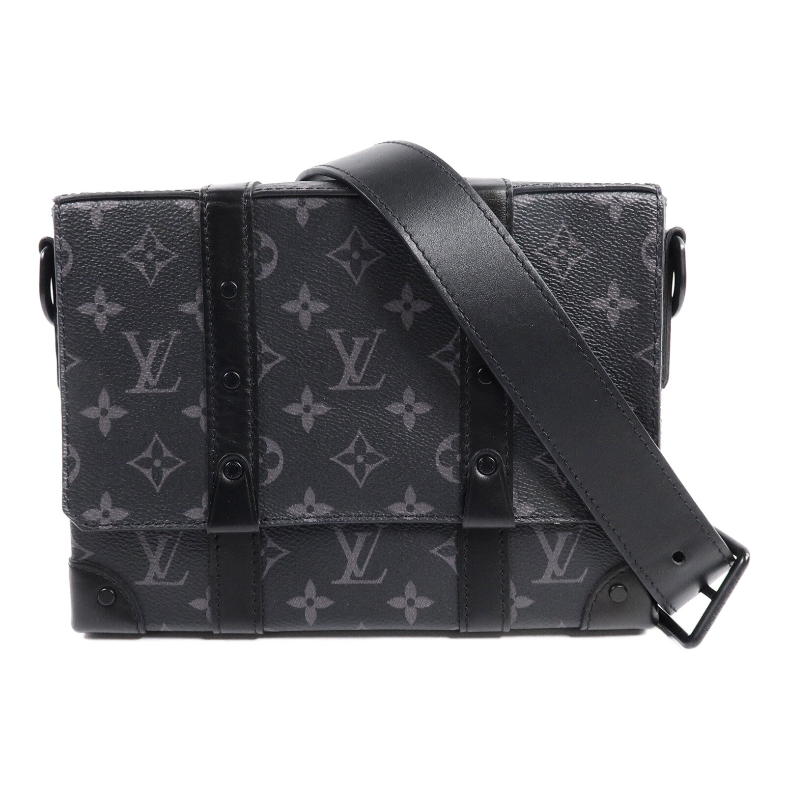 LOUIS VUITTON Trunk M45727 Shoulder Bag Coated Canvas