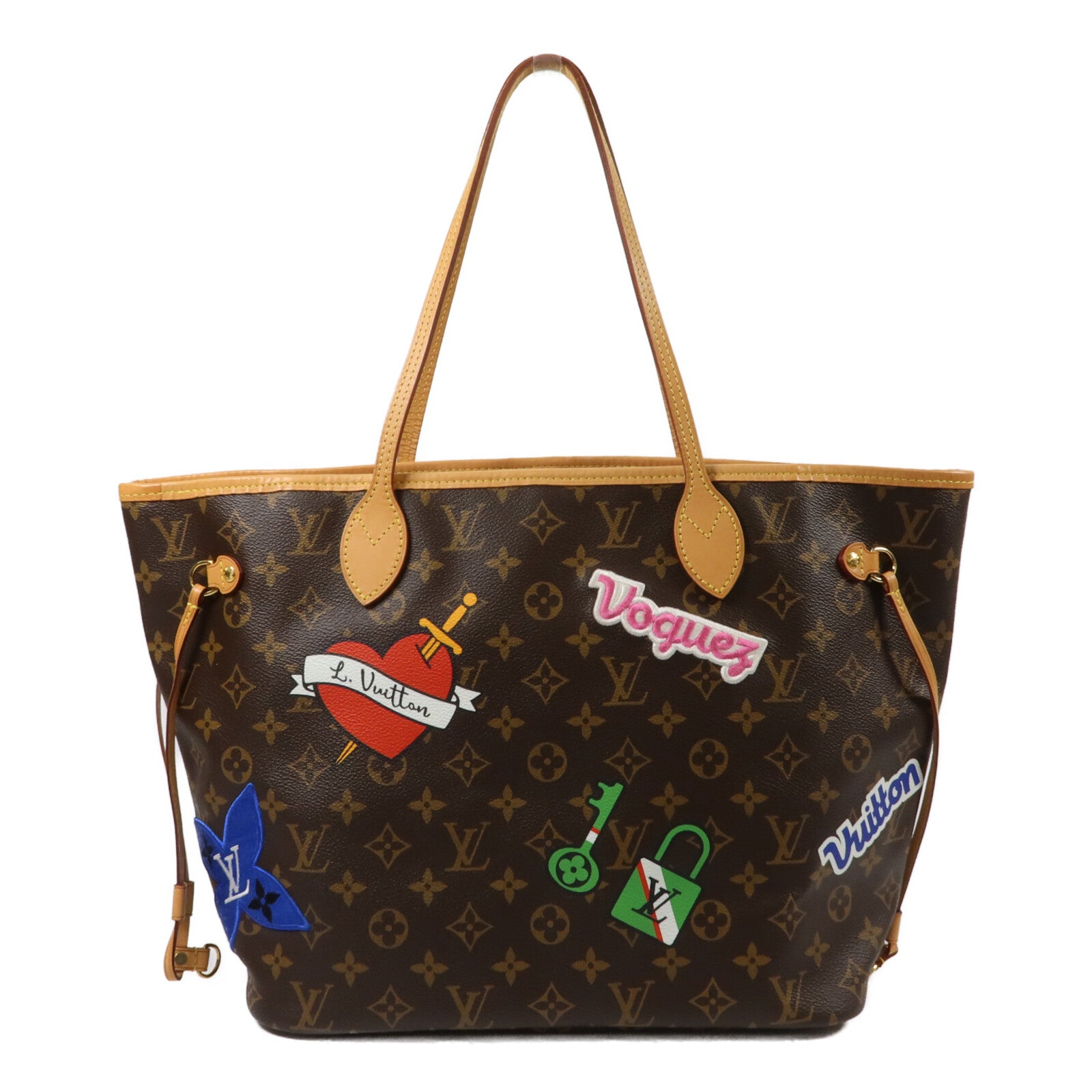 LOUIS VUITTON Neverfull M43988 托特包 塗層帆布 2