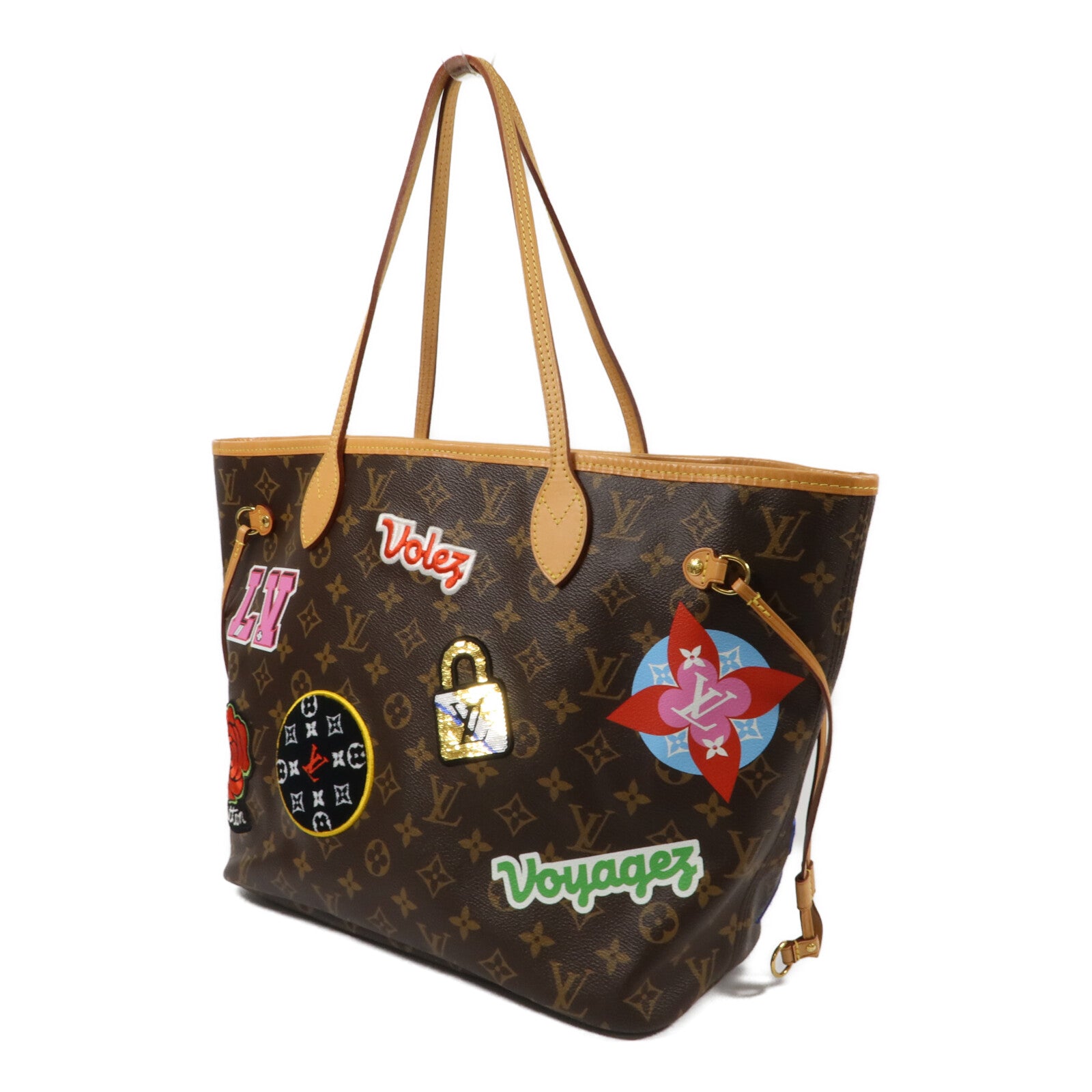 LOUIS VUITTON Neverfull M43988 托特包 塗層帆布 3