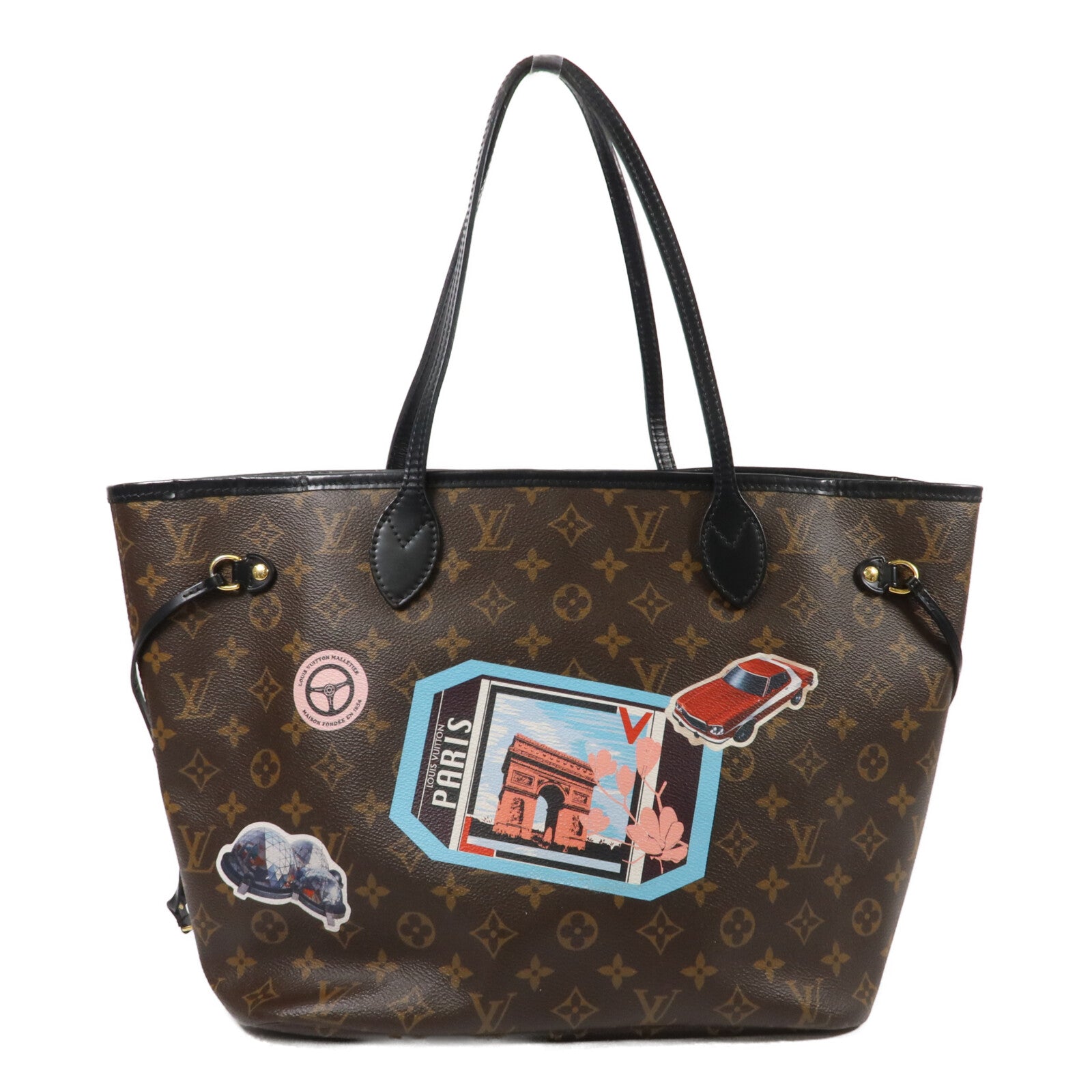 LOUIS VUITTON Neverfull M42844 Tote Bag Coated Canvas 2