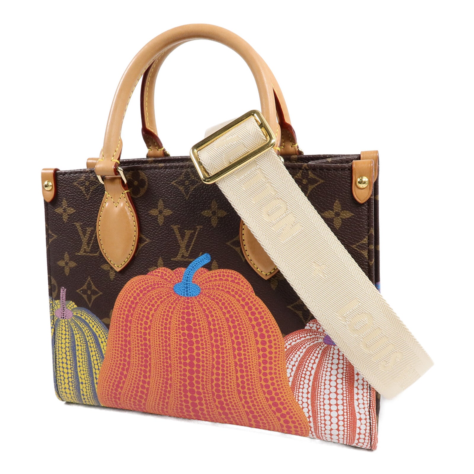 LOUIS VUITTON OnTheGo M46467 2-Way Bag Coated Canvas 3