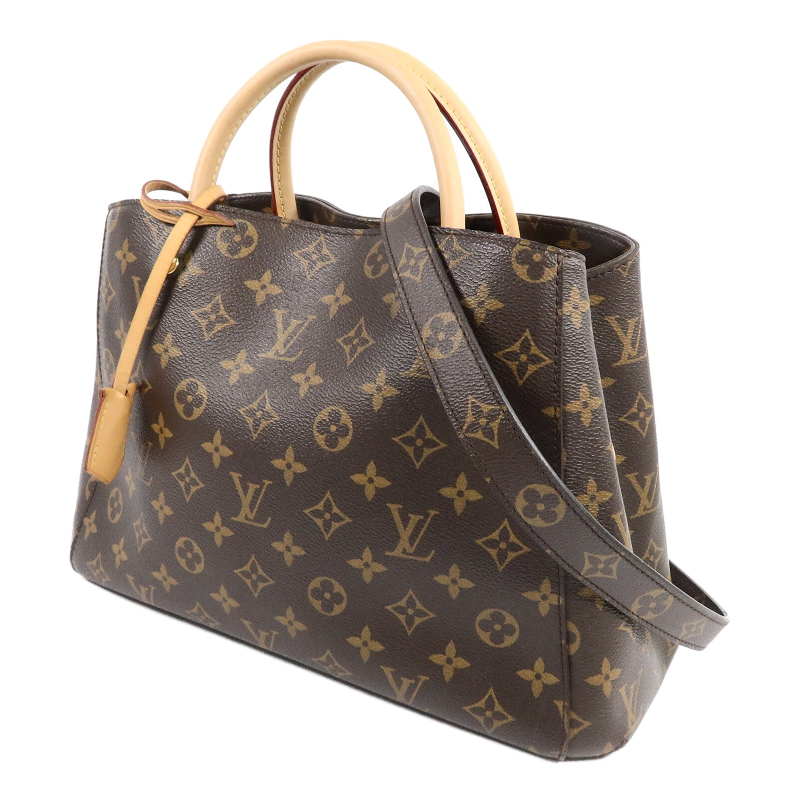 LOUIS VUITTON Montaigne M41056 2-Way Bag Coated Canvas 3