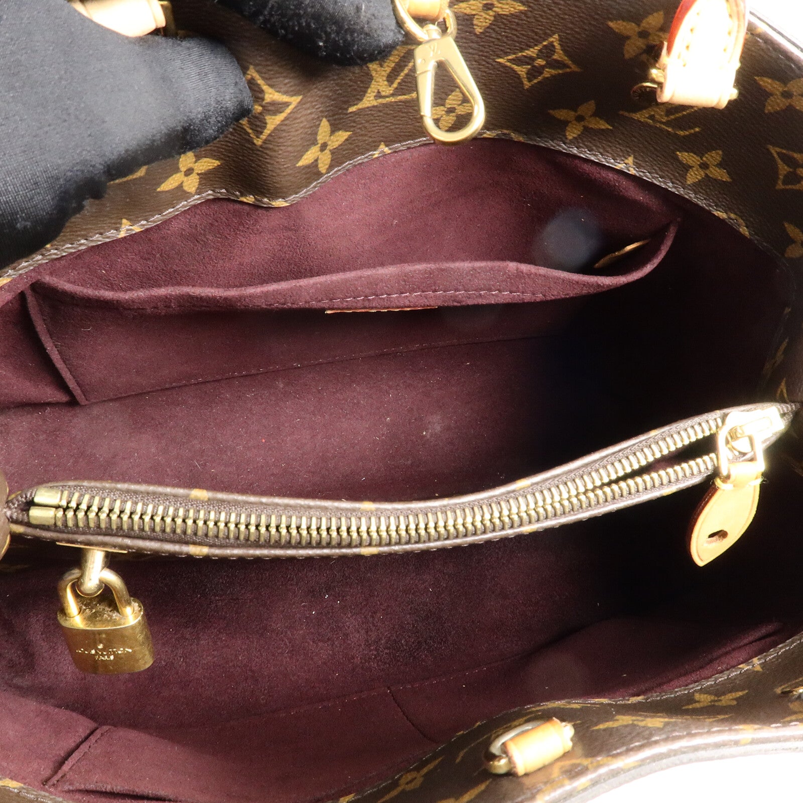 LOUIS VUITTON Montaigne M41056 2-Way Bag Coated Canvas 5