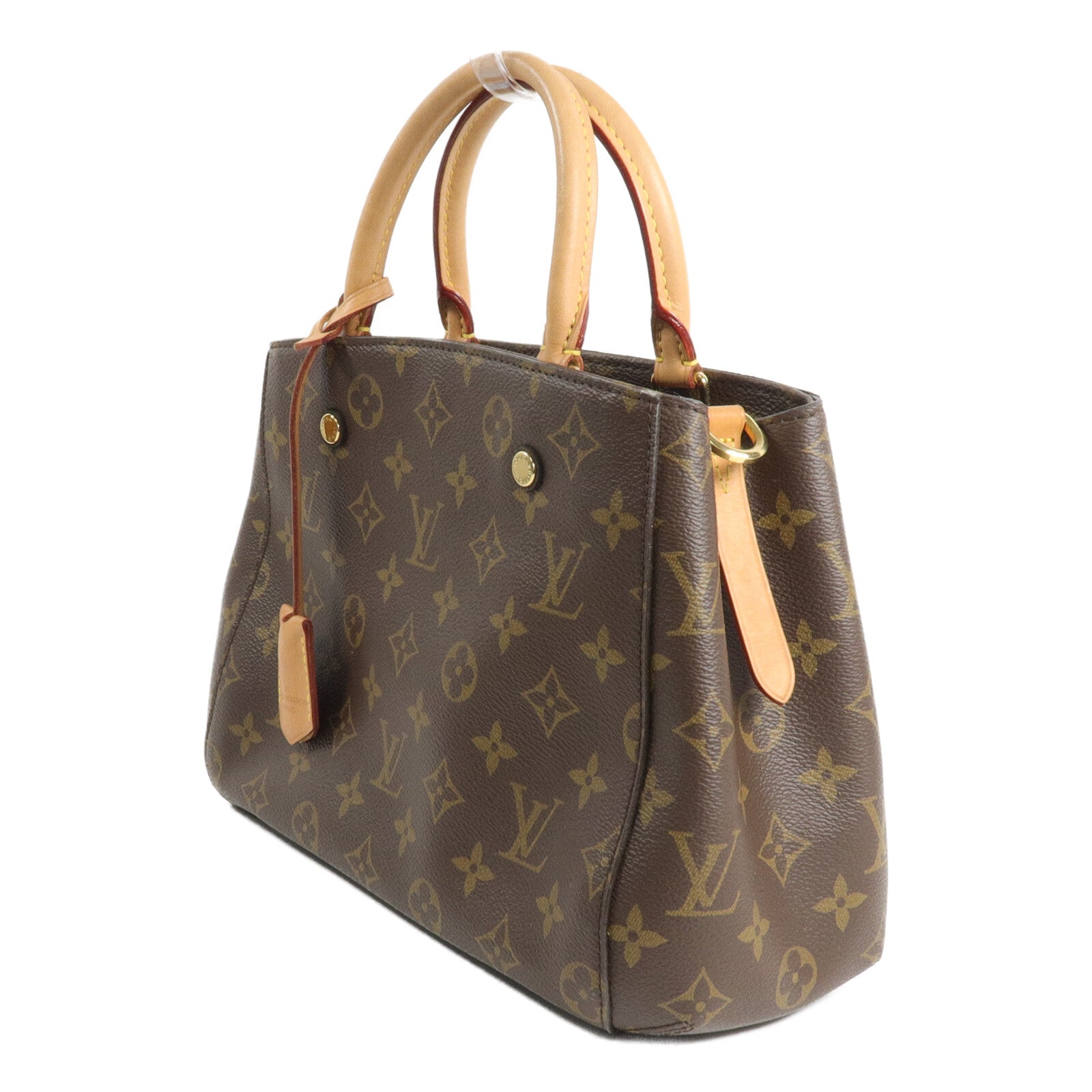 LOUIS VUITTON Montaigne M41055 2-Way Bag Coated Canvas 3