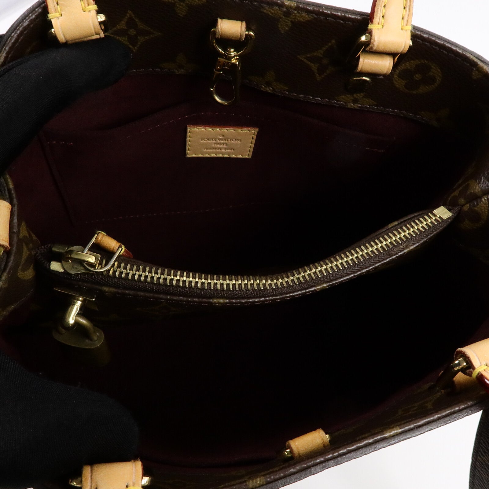 LOUIS VUITTON Montaigne M41055 2-Way Bag Coated Canvas 5