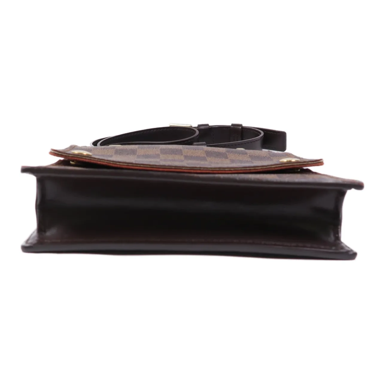 LOUIS VUITTON Portobello N45271 肩背包 塗層帆布 棕色 / Brown 塗層帆布 中古品A - 縮圖 4