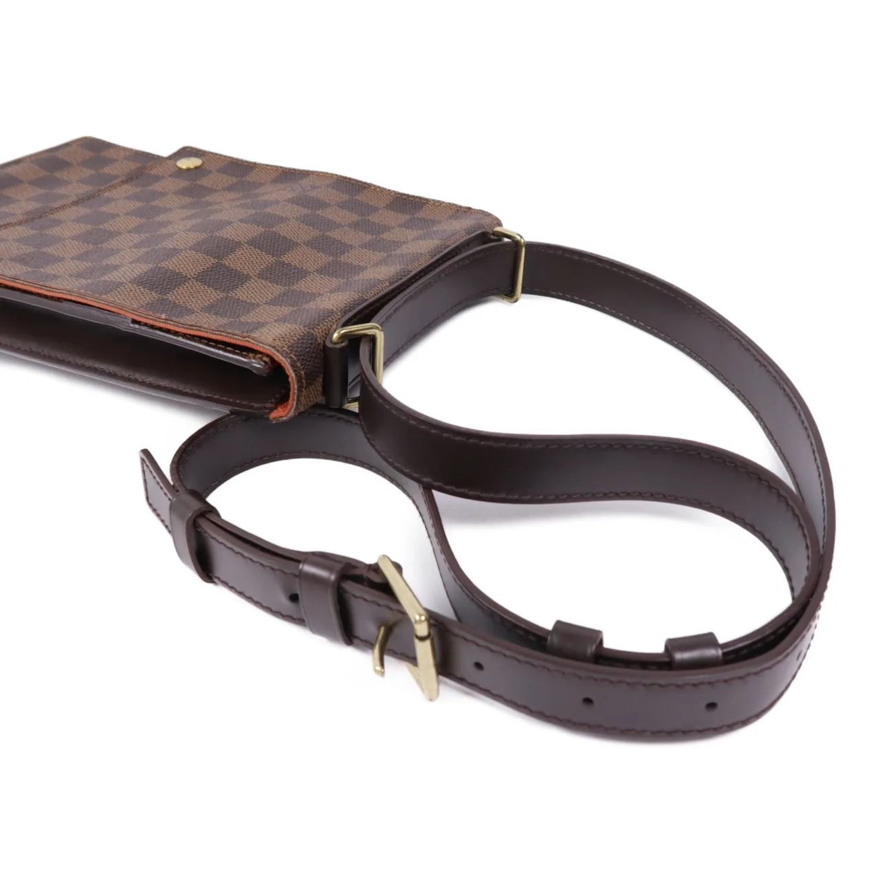 LOUIS VUITTON Portobello N45271 肩背包 塗層帆布 棕色 / Brown 塗層帆布 中古品A - 縮圖 9