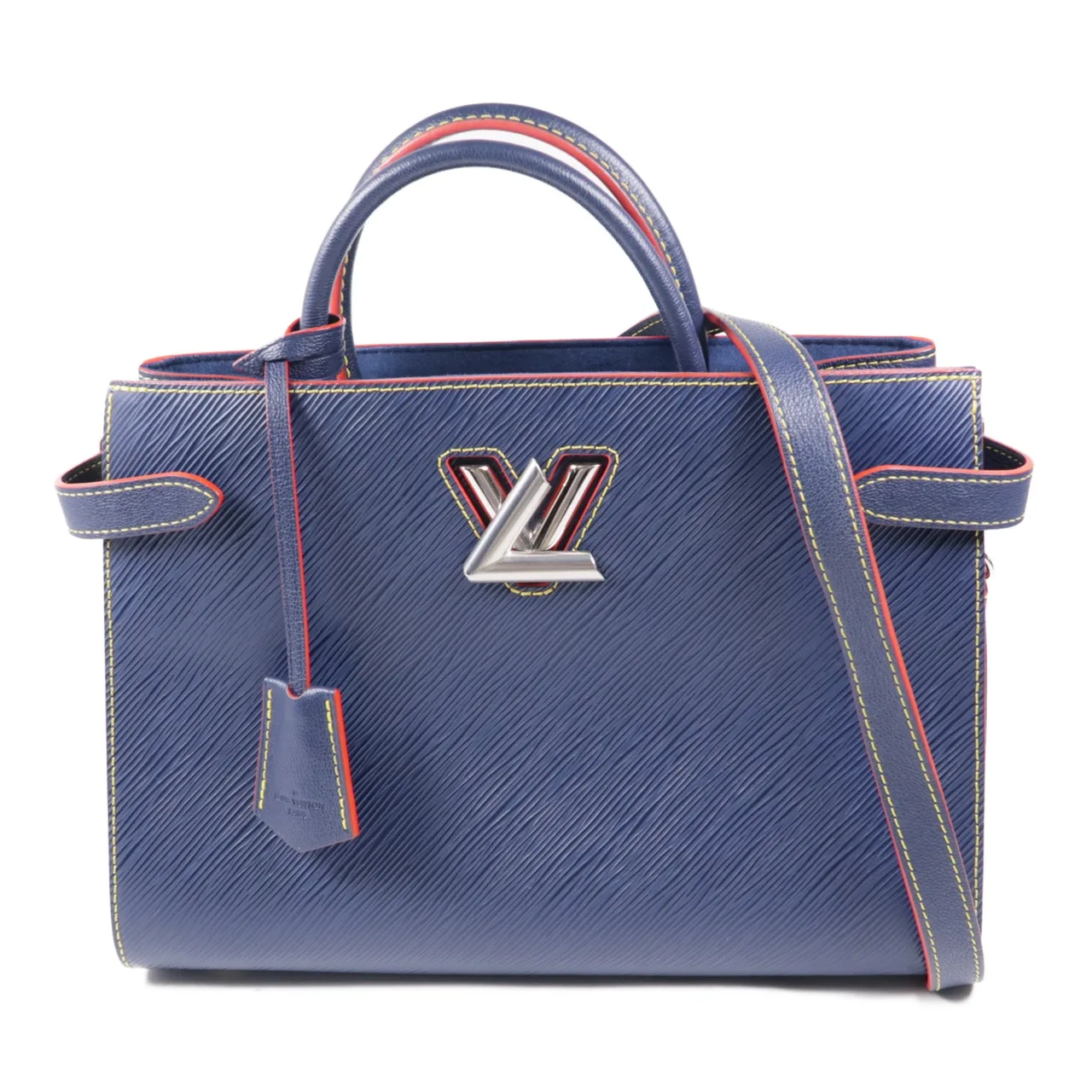 LOUIS VUITTON Twist M54980 2-Way Bag Calfskin 海軍藍 / Navy