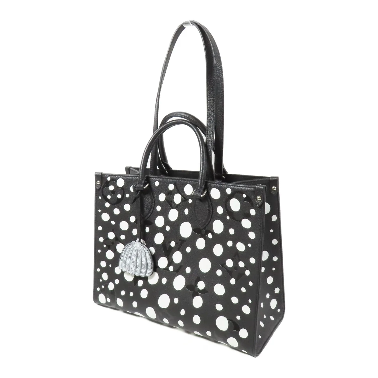 LOUIS VUITTON OnTheGo M46389 兩用包 皮革 黑色 / Black 皮革 中古品A - 縮圖 2