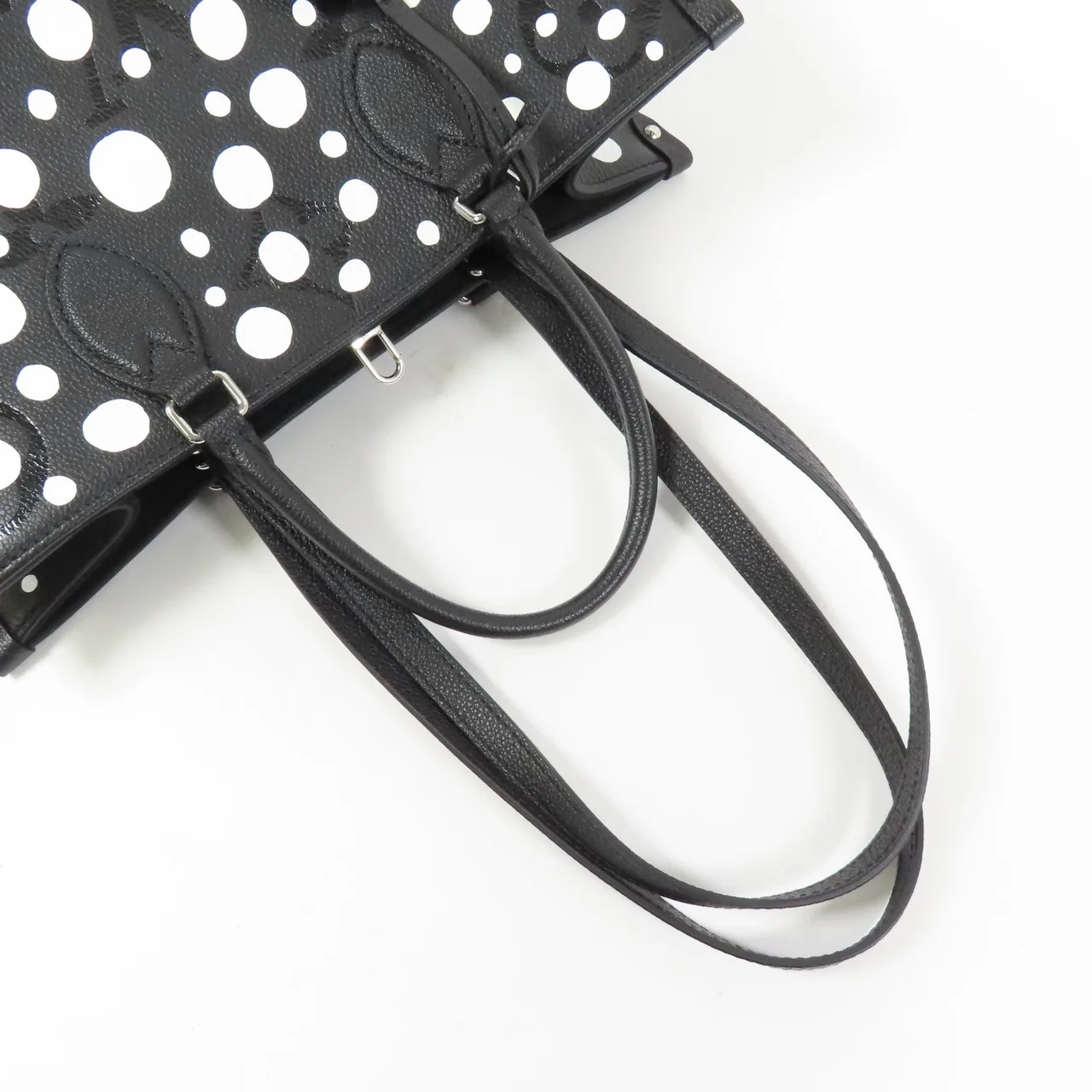 LOUIS VUITTON OnTheGo M46389 兩用包 皮革 黑色 / Black 皮革 中古品A - 縮圖 7